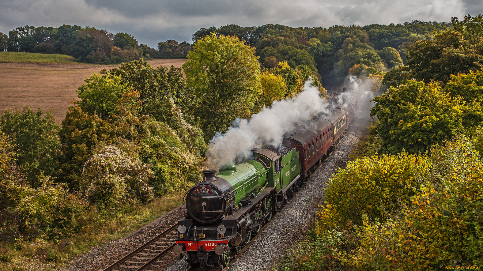техника, паровозы, рельсы, паровоз