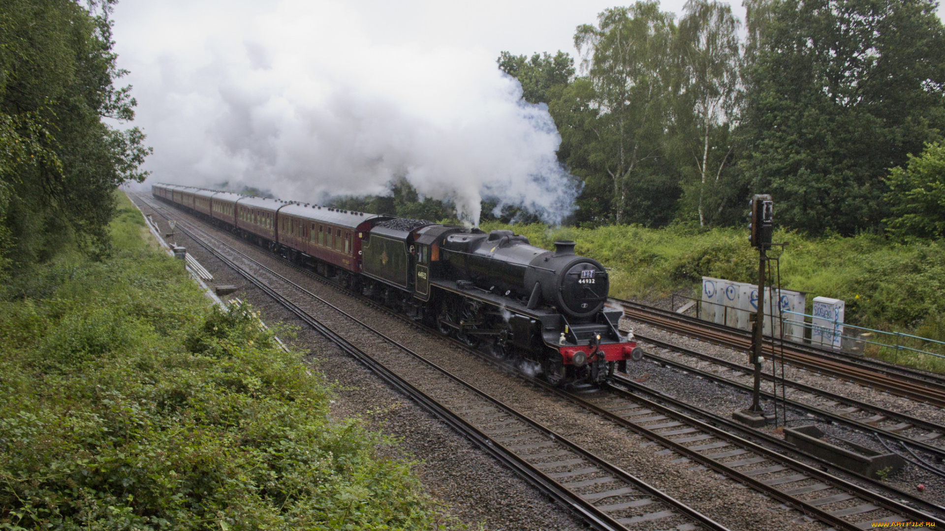 техника, паровозы, рельсы, паровоз