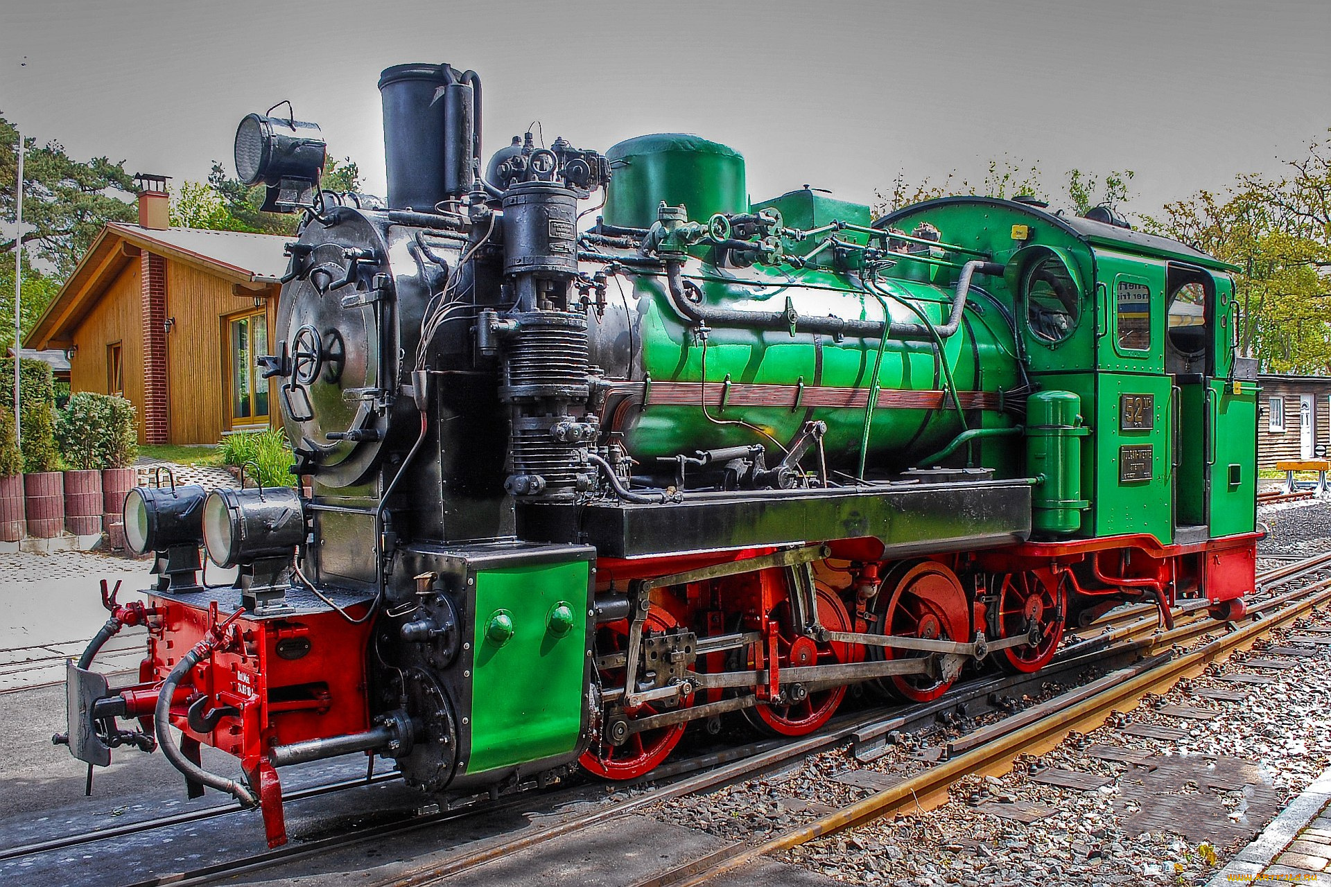 техника, паровозы, рельсы, паровоз