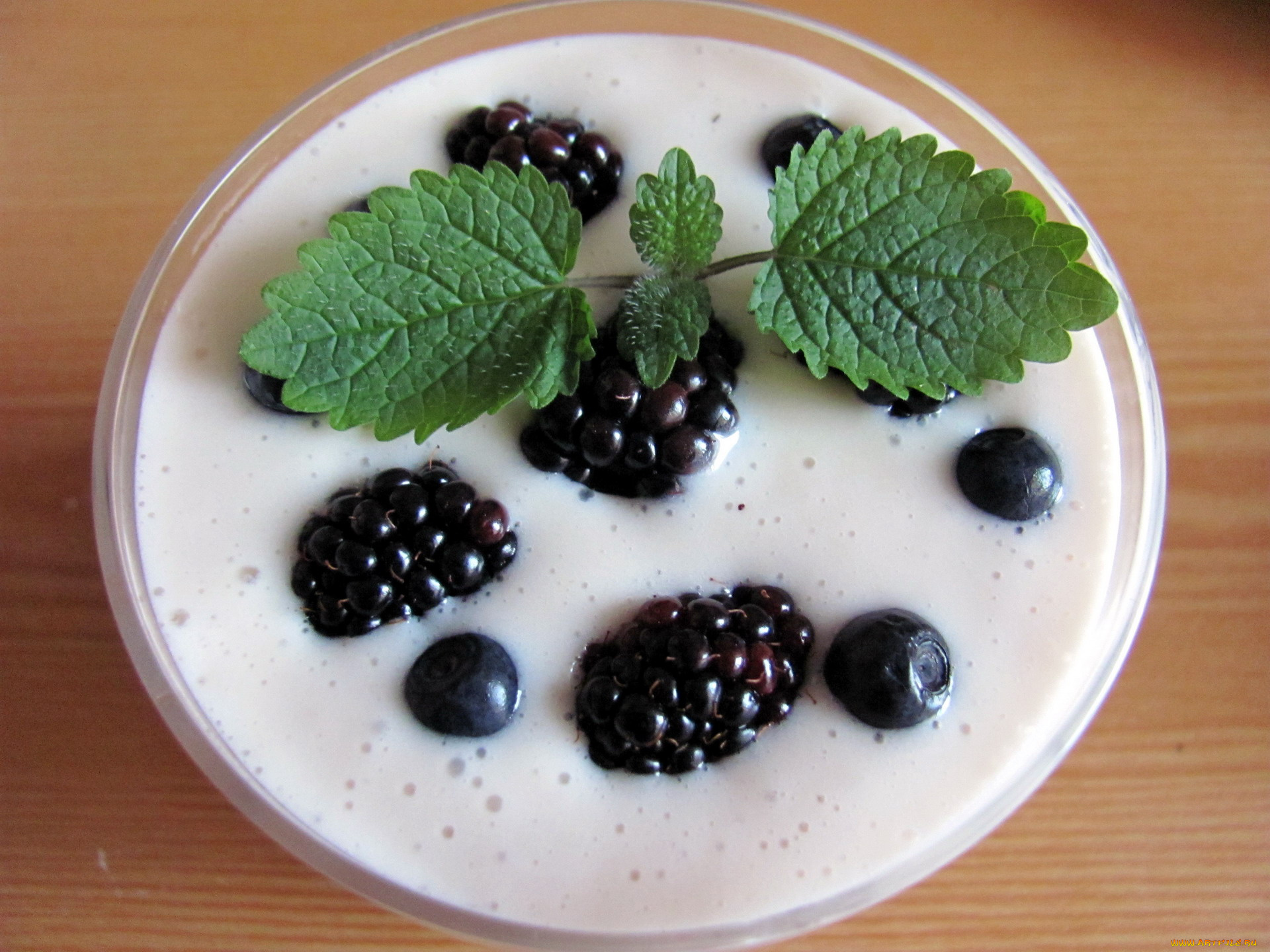 еда, мороженое, , десерты, мята, черника, ежевика