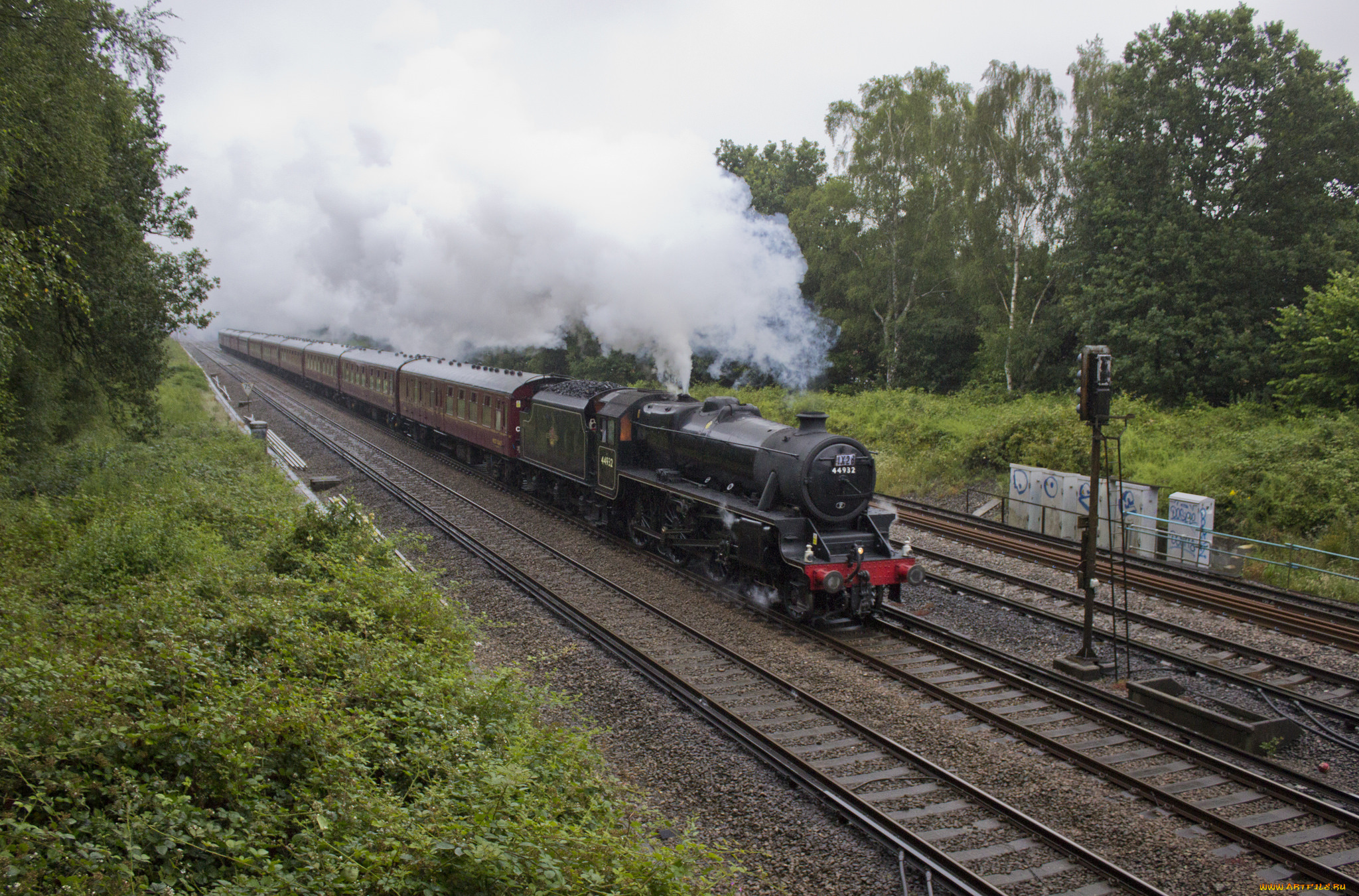 техника, паровозы, рельсы, паровоз