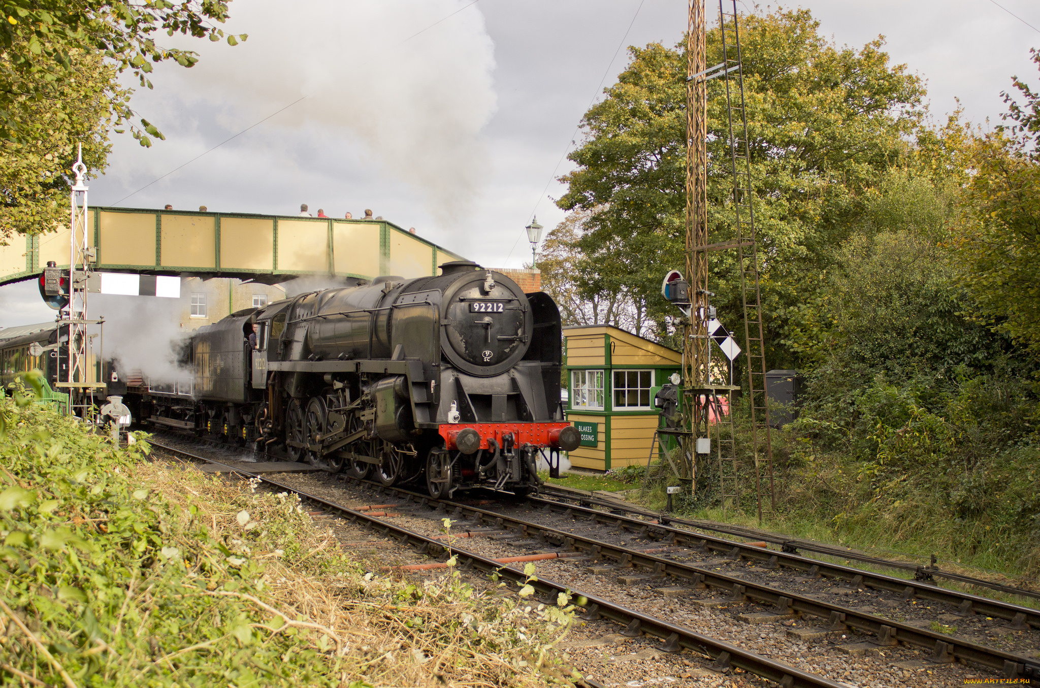 техника, паровозы, рельсы, паровоз