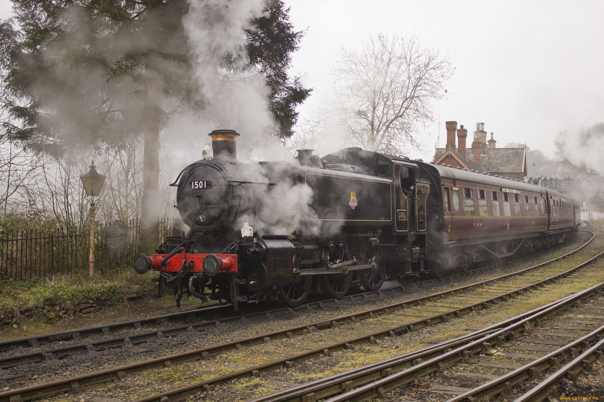 техника, паровозы, рельсы, паровоз