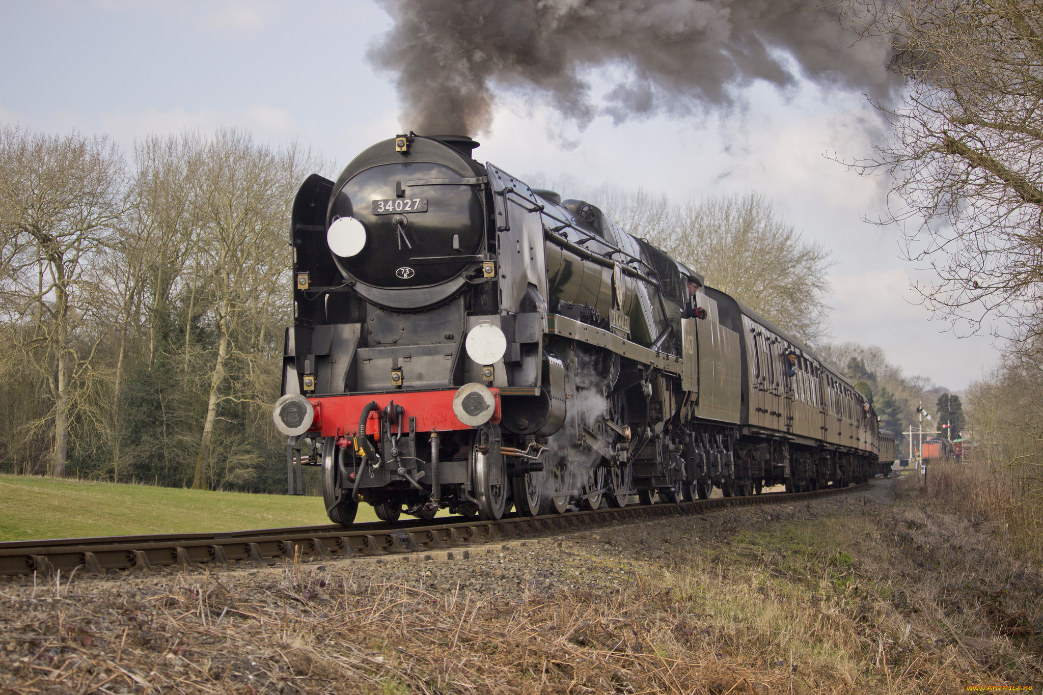 техника, паровозы, рельсы, паровоз