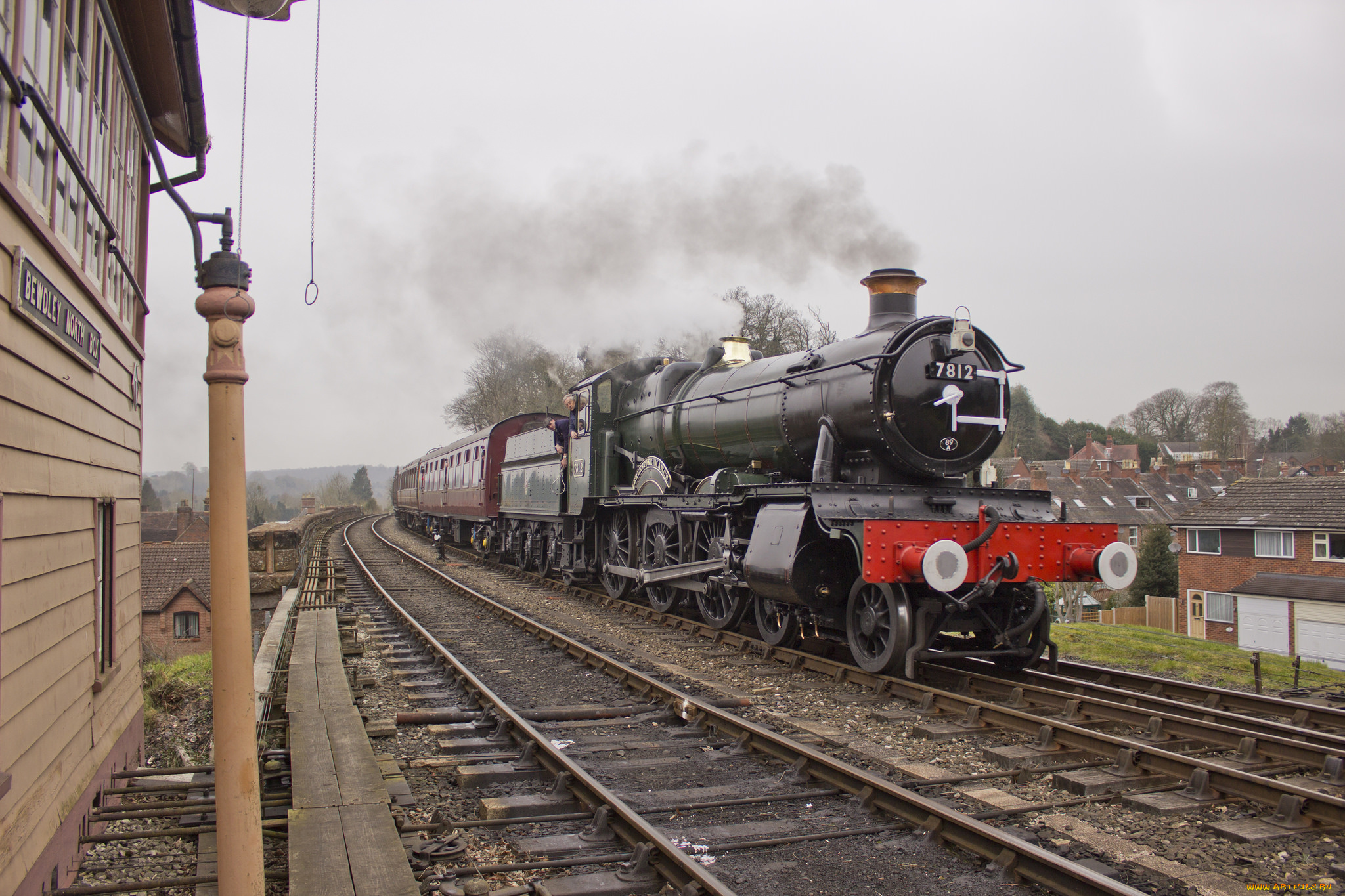 техника, паровозы, рельсы, паровоз