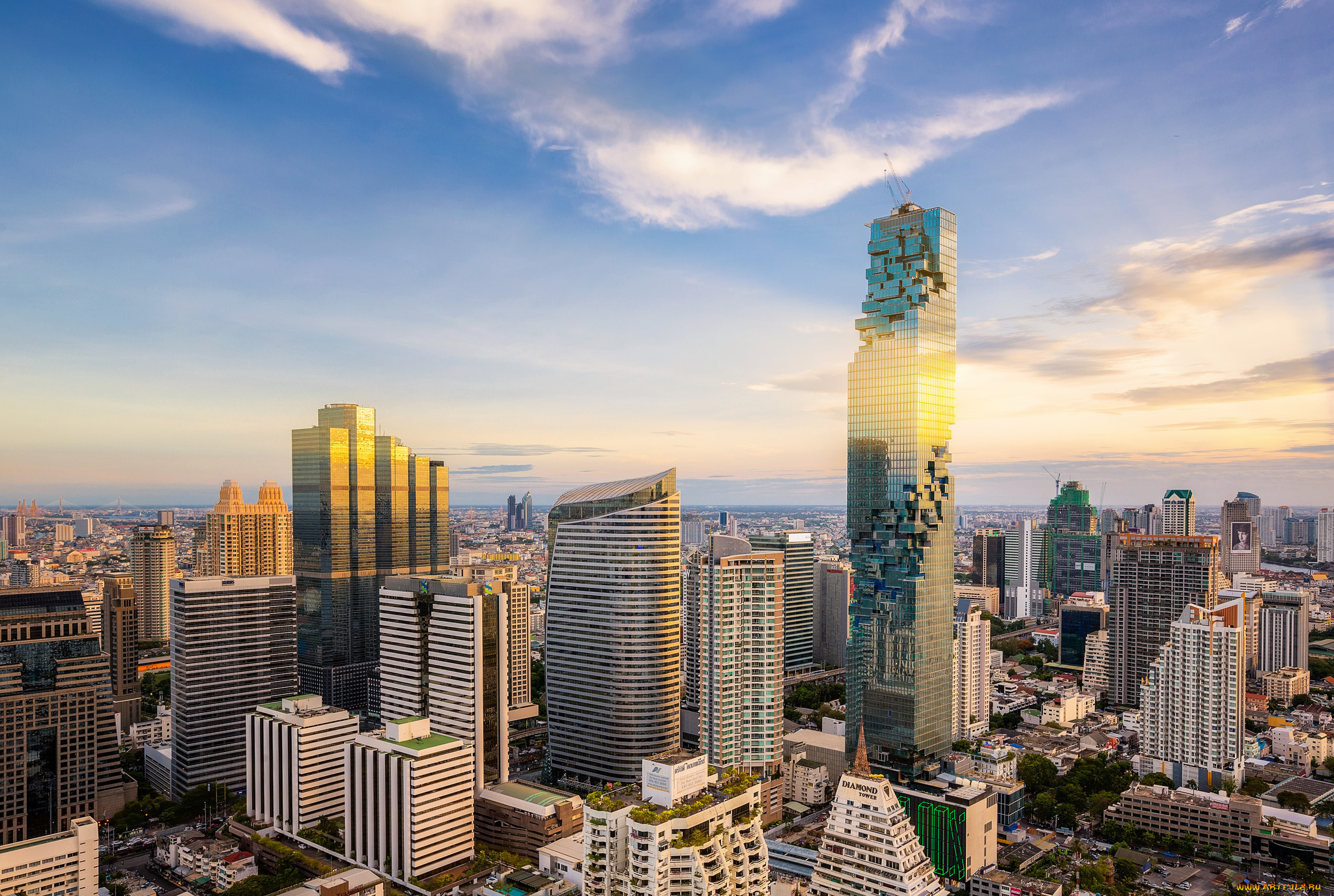 bangkok, city, города, бангкок, , таиланд, деловой, центр