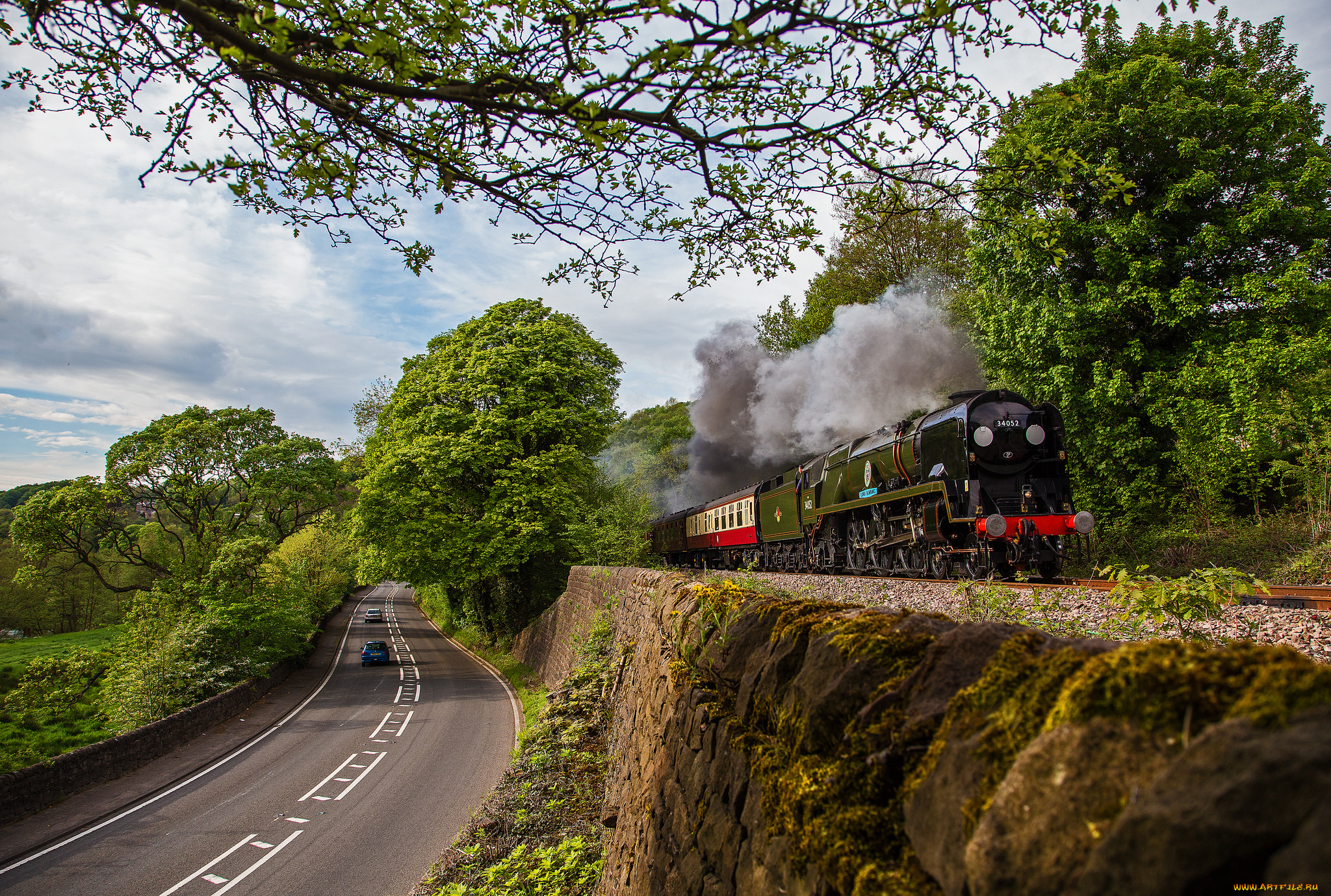 техника, паровозы, рельсы, паровоз