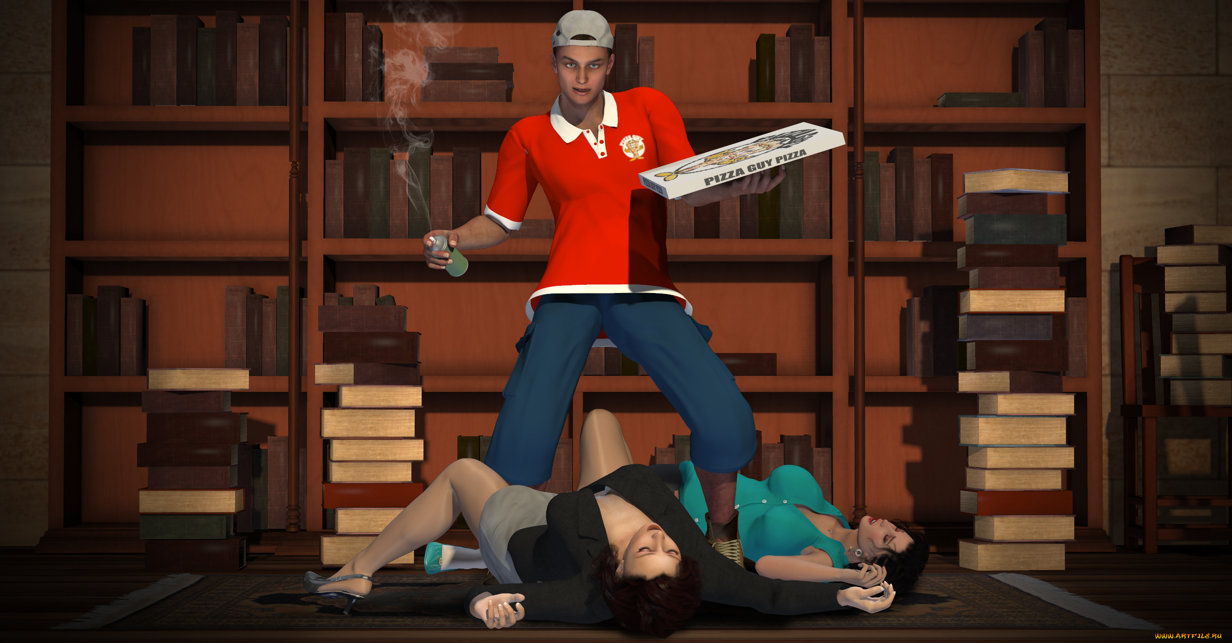 librarian, at, risk, 3д, графика, фантазия, , fantasy, взгляд, фон, девушки