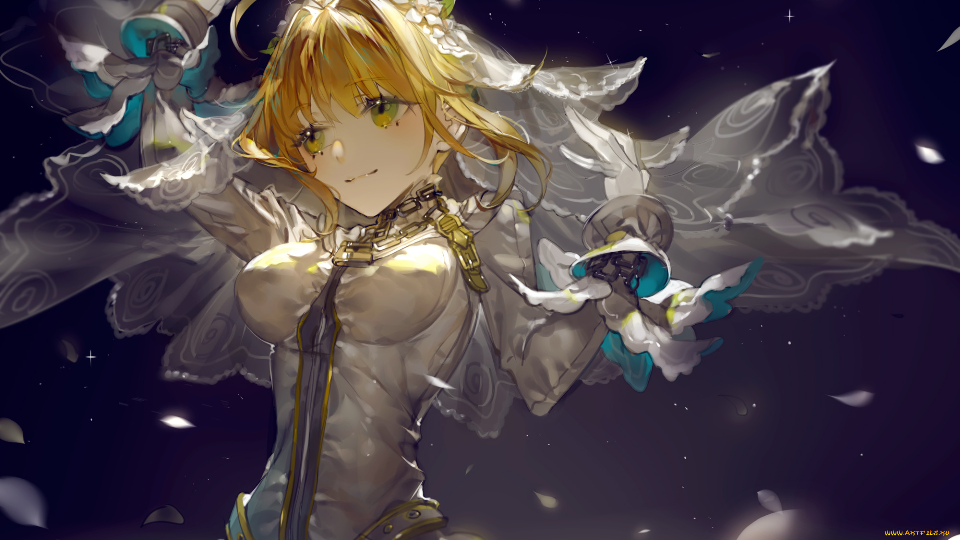 аниме, fate, stay, night, saber