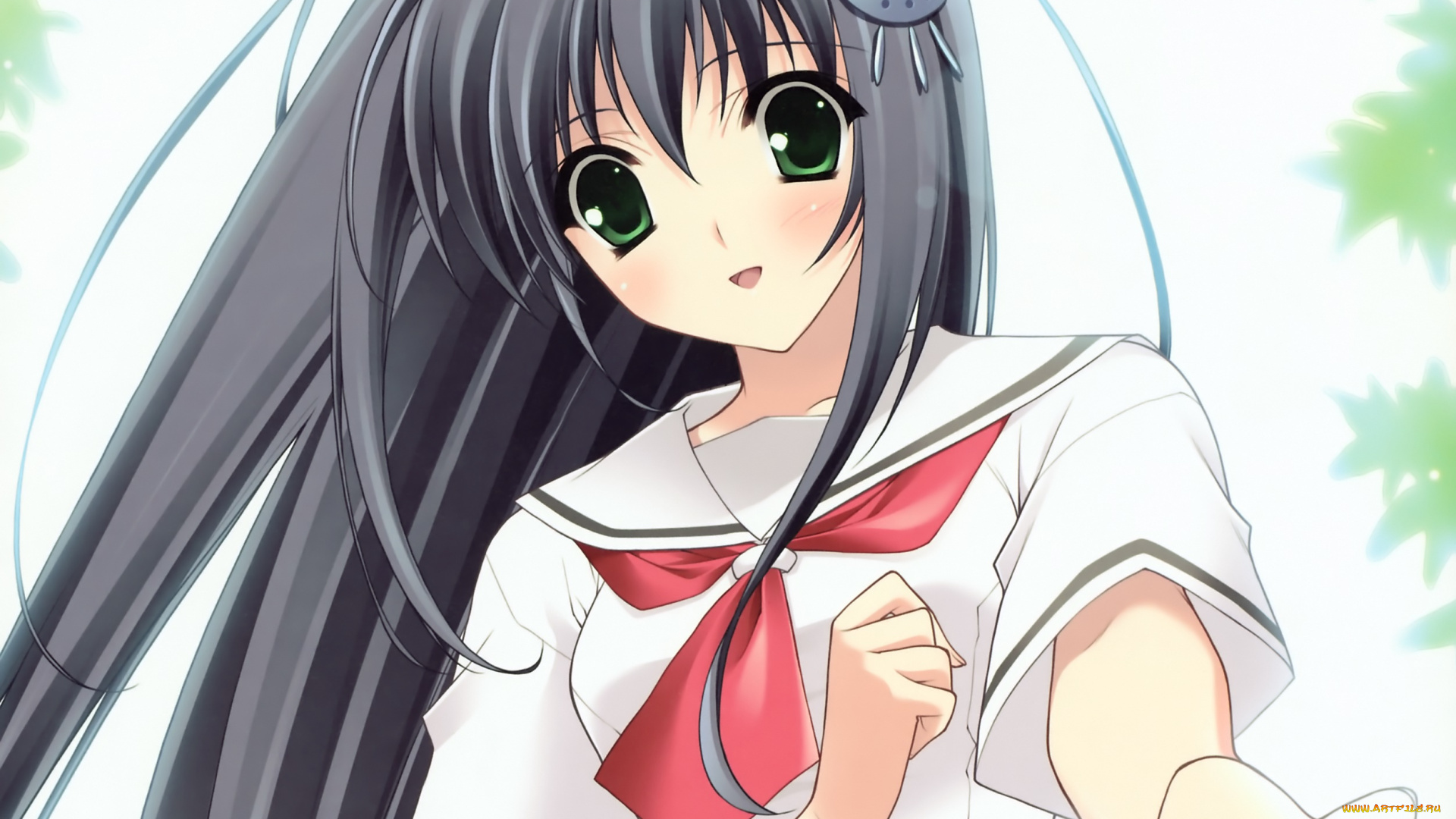 аниме, unknown, , другое, фон, взгляд, девушка