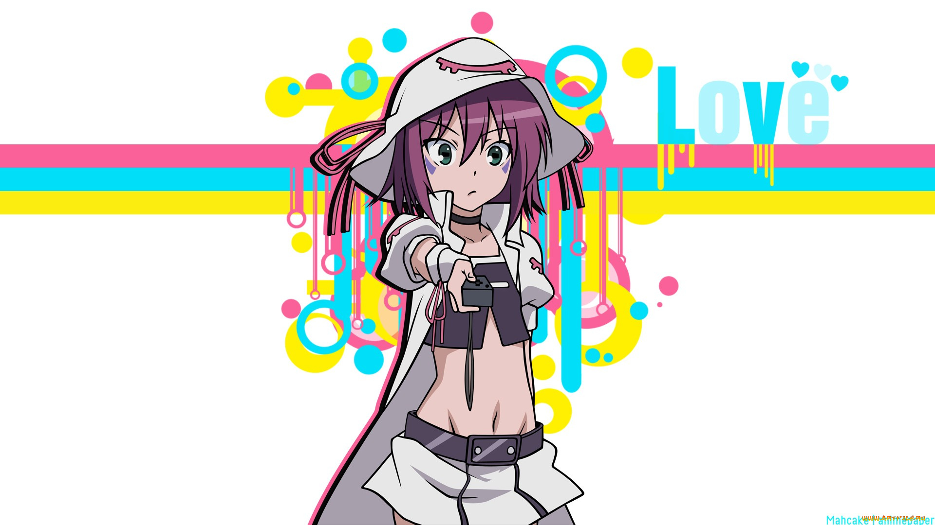 аниме, yumekui, merry, фон, взгляд, девушка