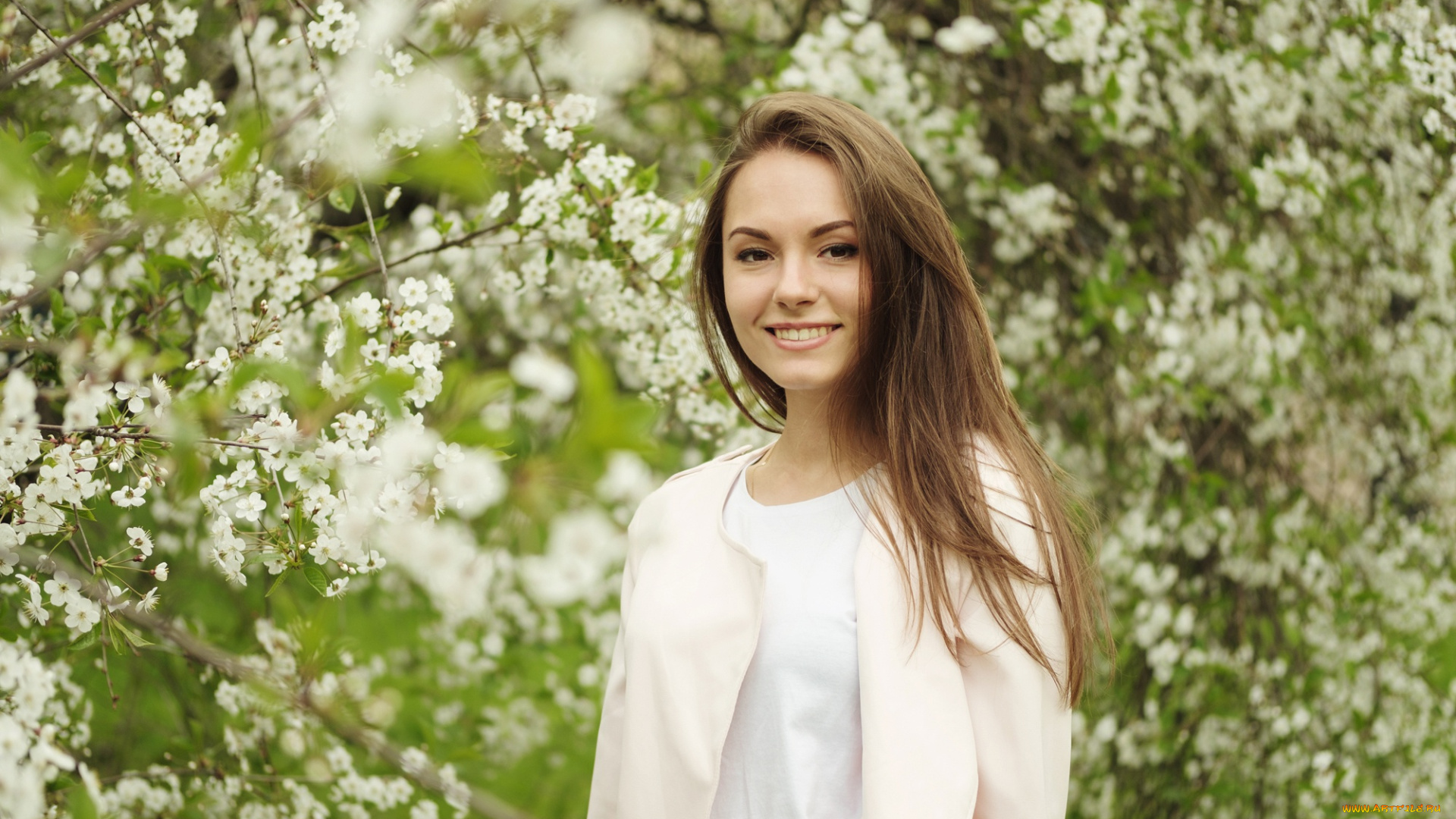 девушки, -unsort, , брюнетки, , шатенки, взгляд, волосы, цветение, милашка, модель, улыбка, лицо