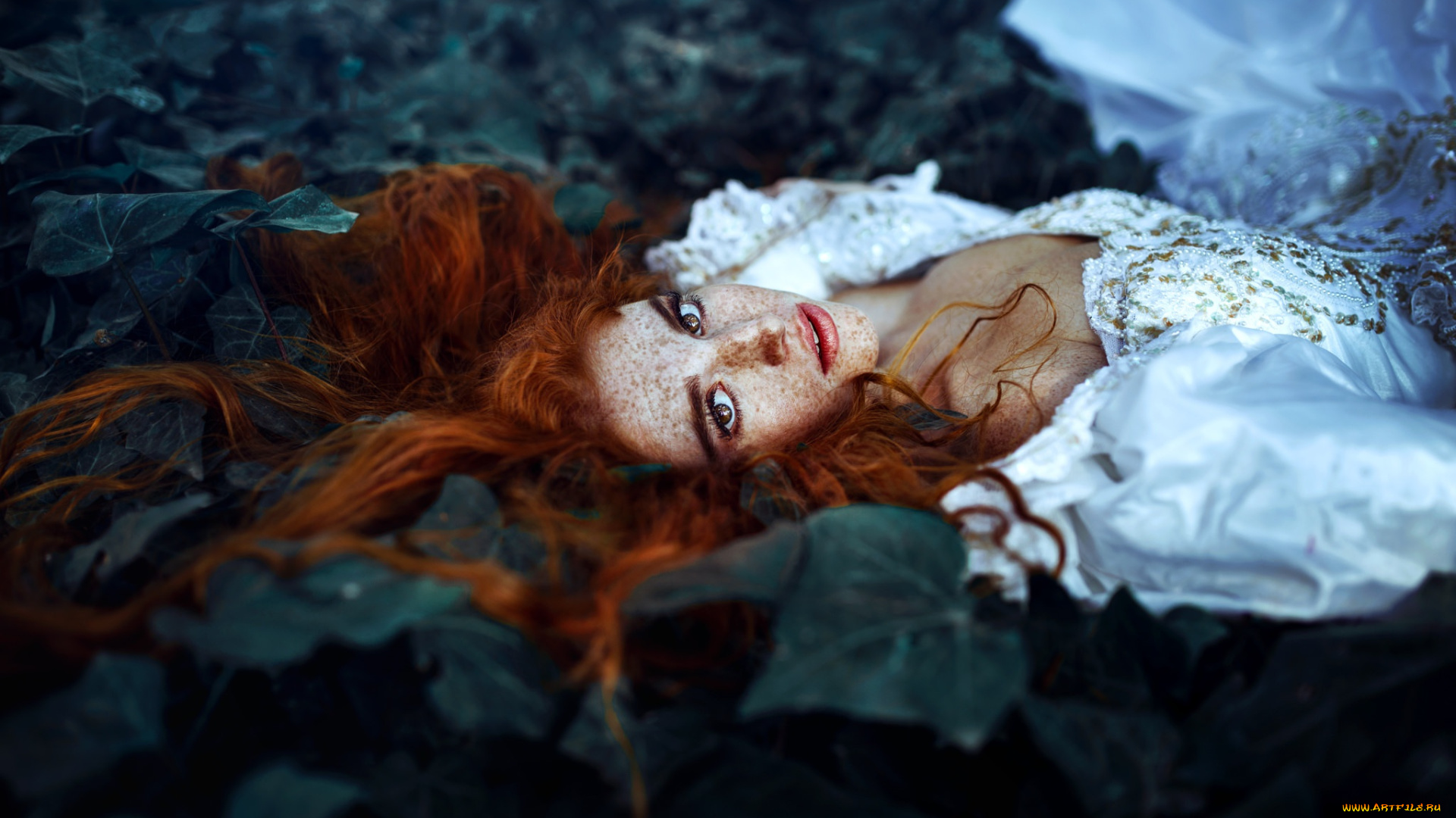 девушки, -unsort, , рыжеволосые, и, другие, платье, рыжеволосая, девушка, настроение, конопатая, волосы, рыжая, веснушки, взгляд