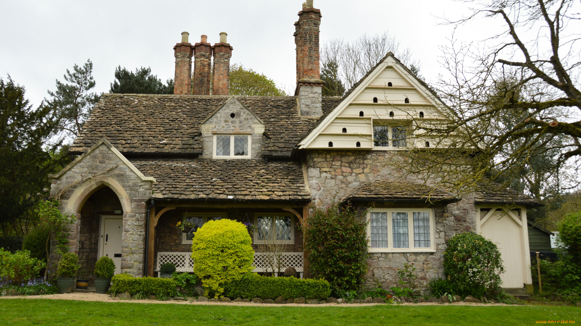 города, -, здания, , дома, загородный, дом