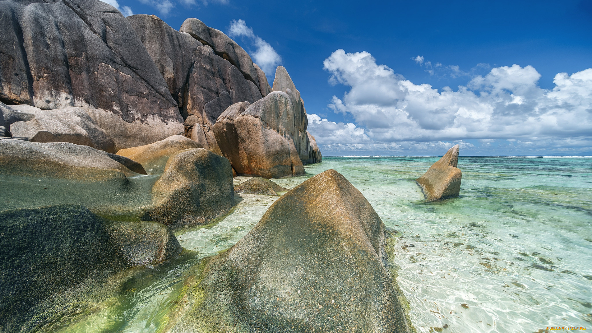 природа, тропики, океан, острова