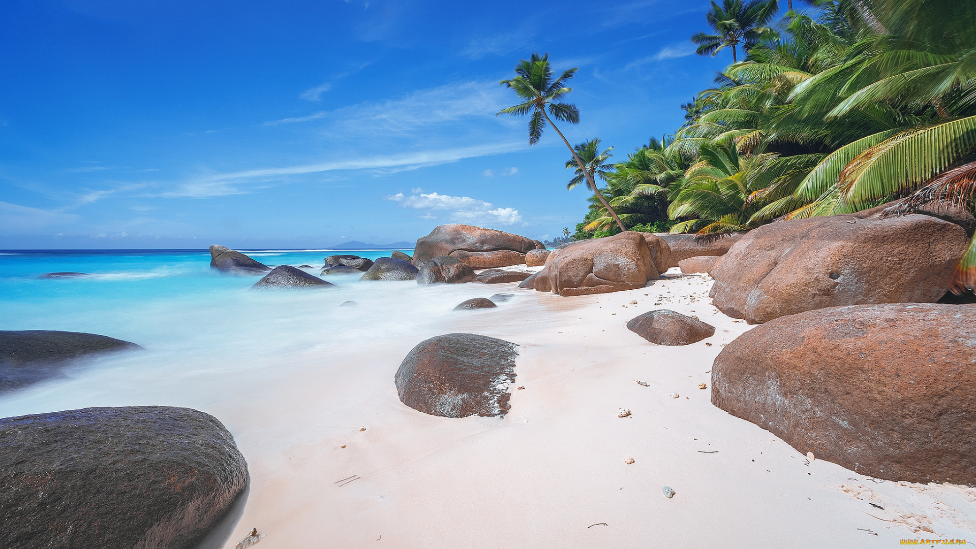 природа, тропики, острова, океан