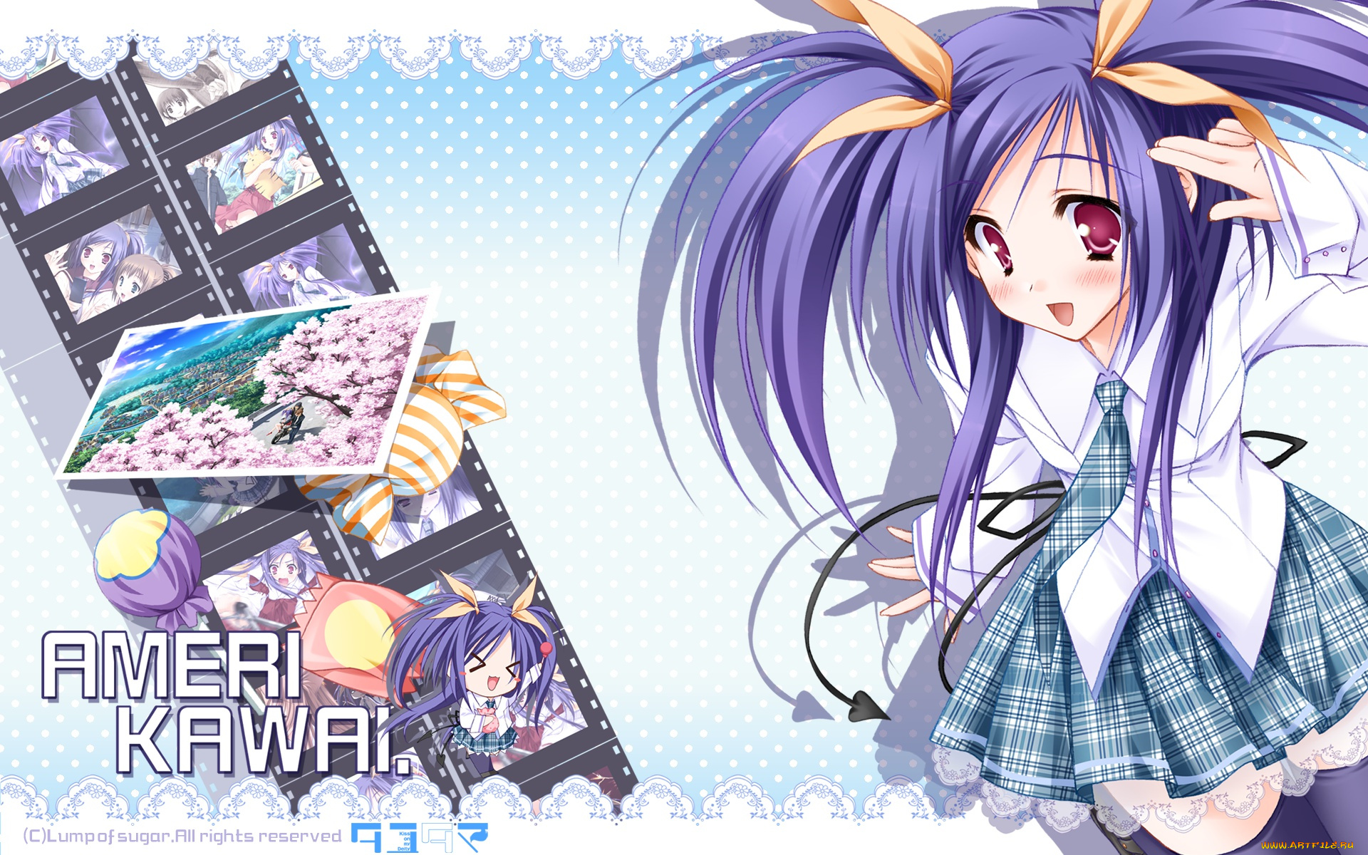 аниме, unknown, , другое, фон, взгляд, девушка