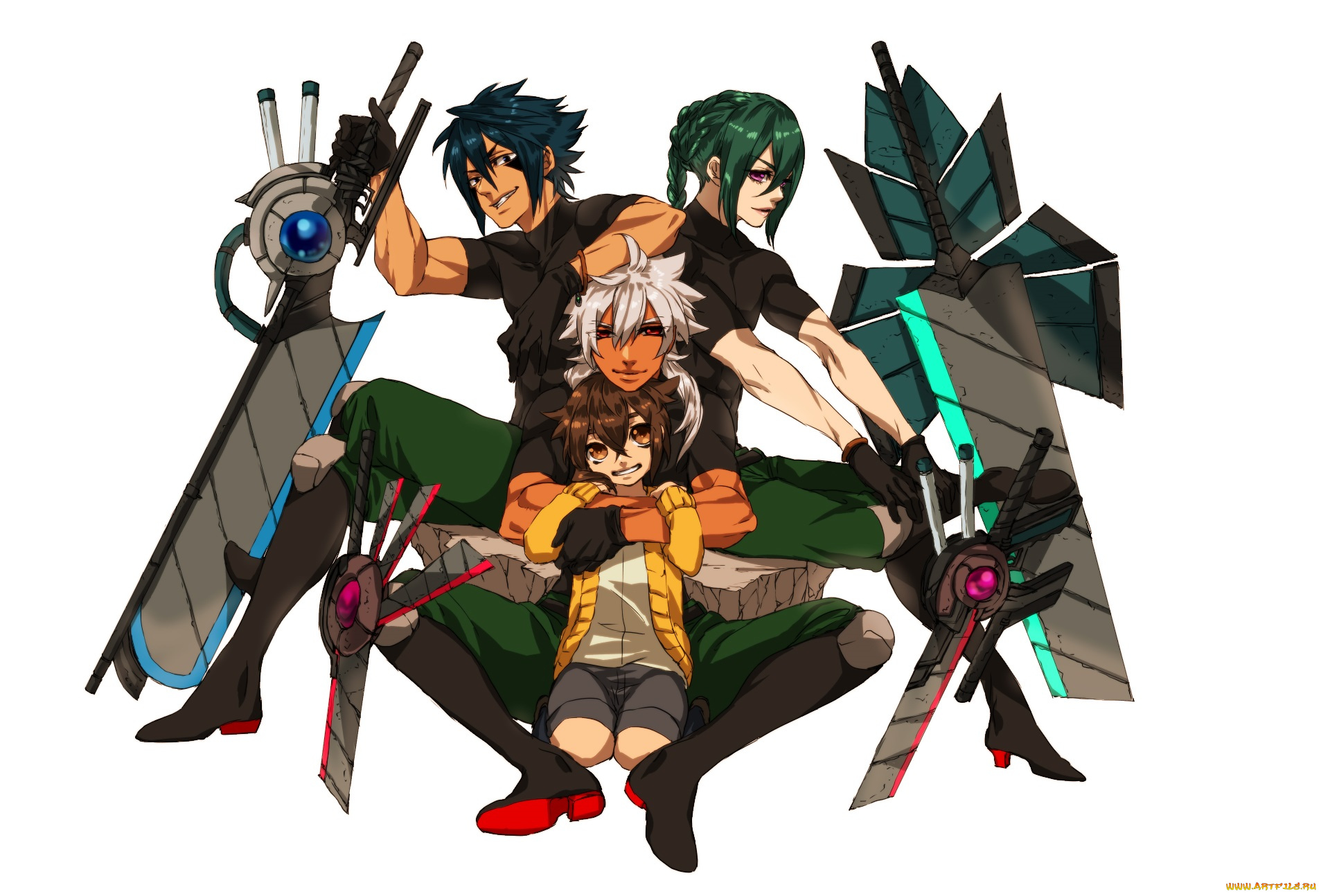 аниме, inazuma, eleven, парни