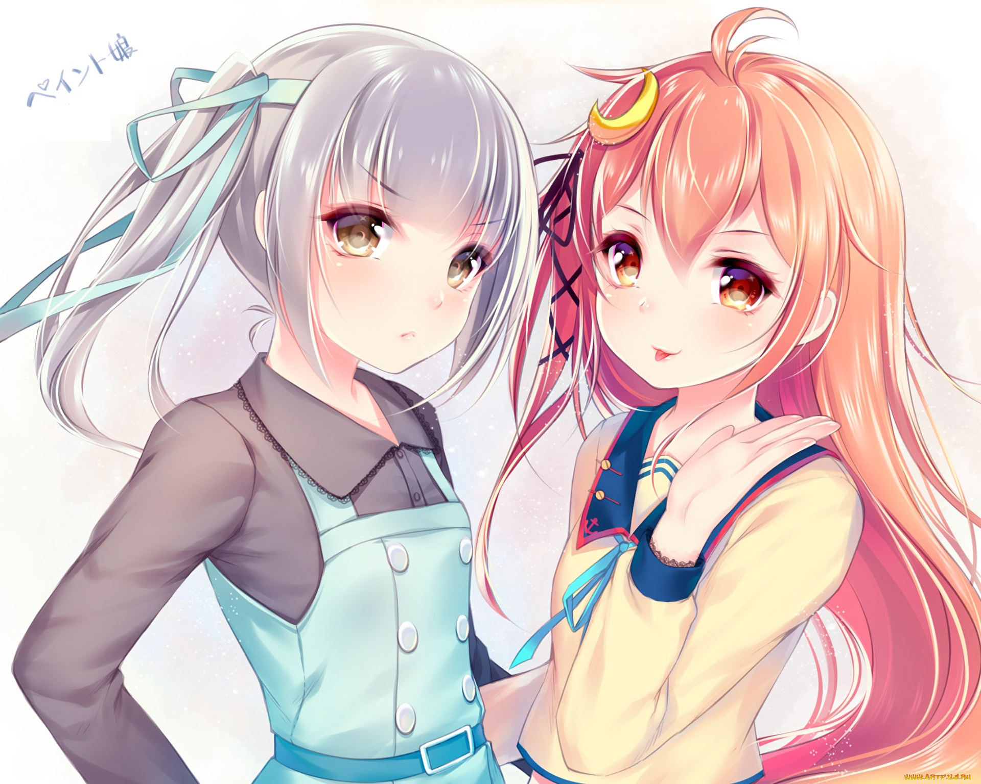 аниме, kantai, collection, взгляд, девушки, фон