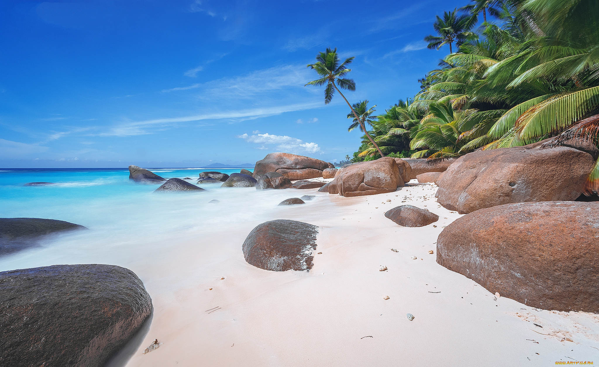 природа, тропики, острова, океан