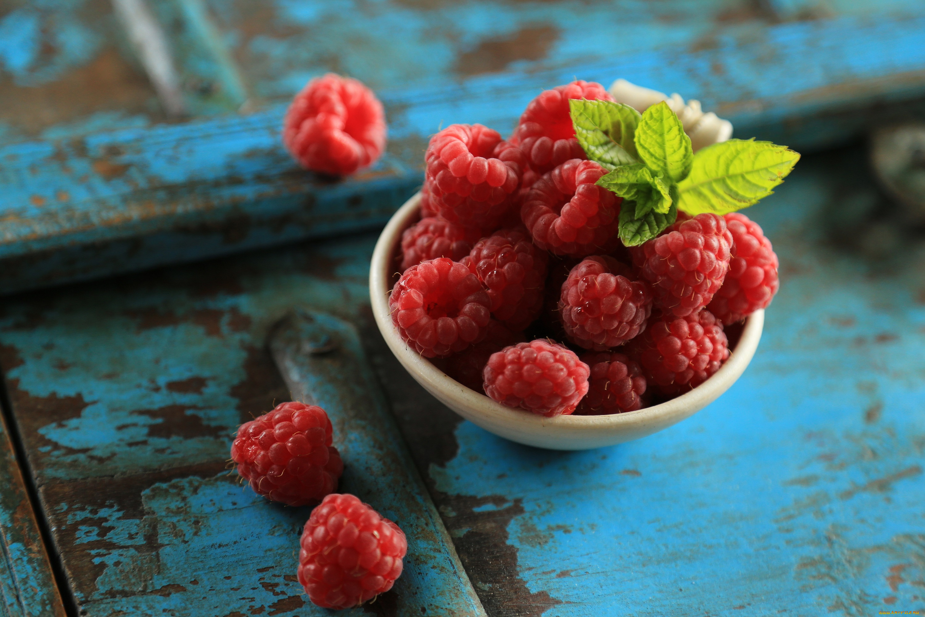 еда, малина, листик, ягода, спелая