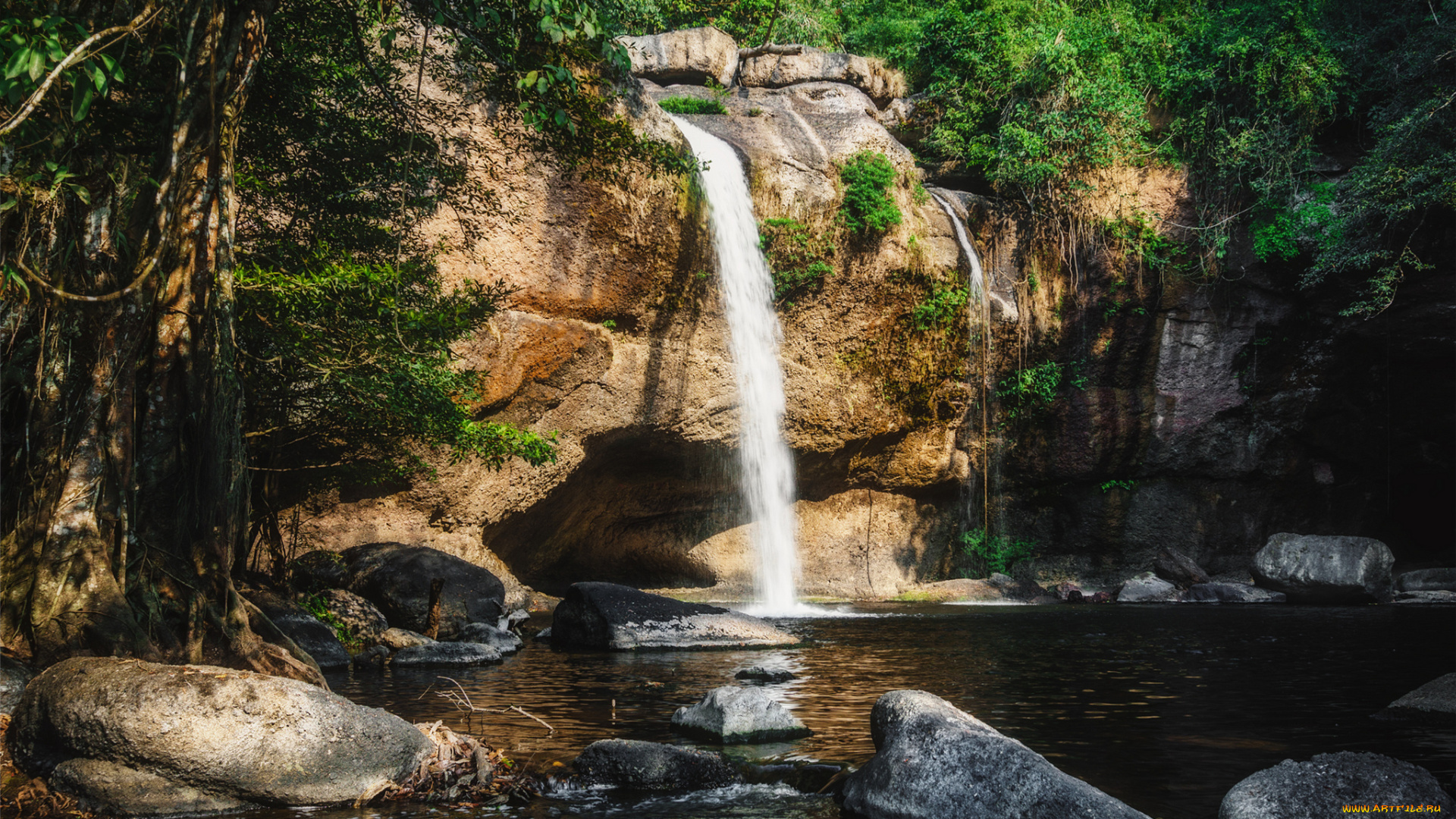 природа, водопады, простор
