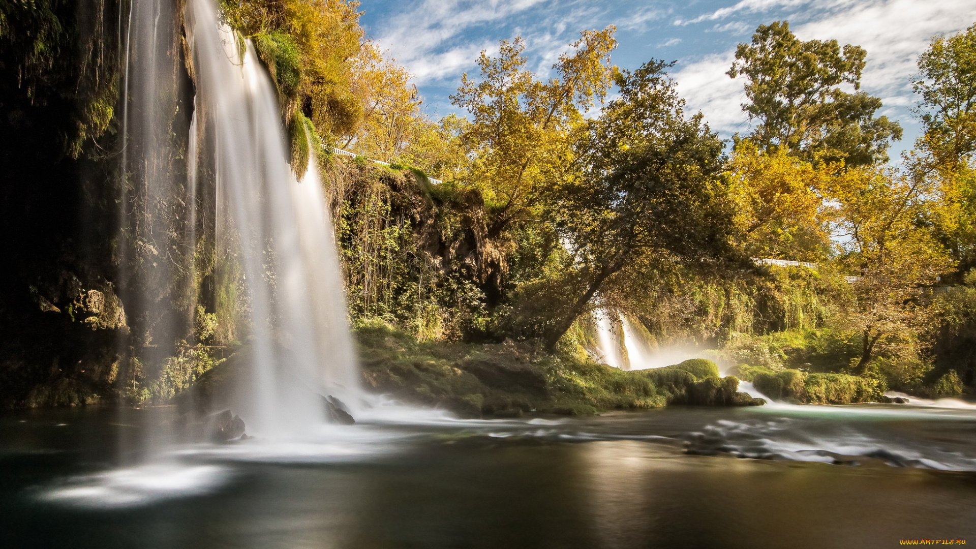 природа, водопады, простор