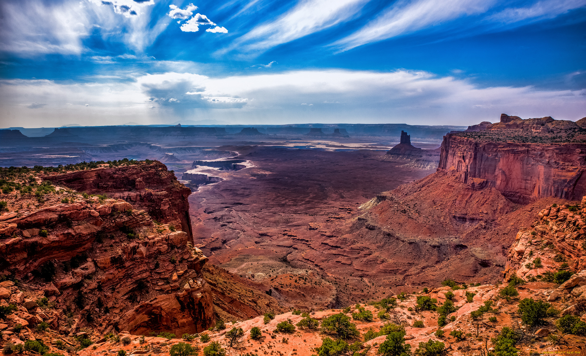 природа, горы, простор