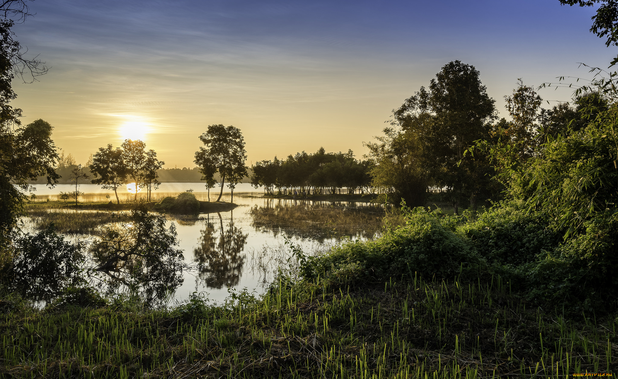 природа, реки, озера, простор