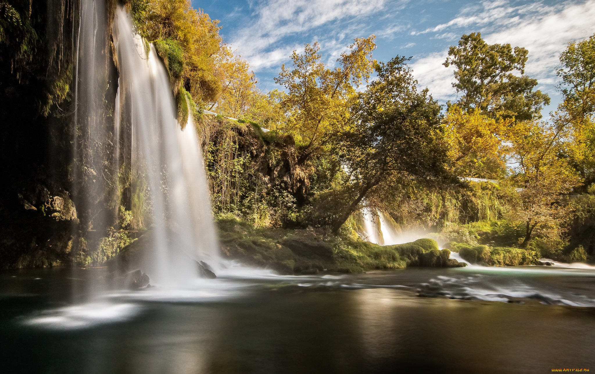 природа, водопады, простор
