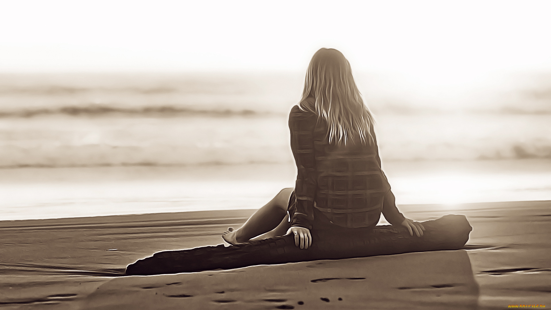 календари, компьютерный, дизайн, 2019, calendar, сидеть, женщина, бревно, девушка, водоем, берег