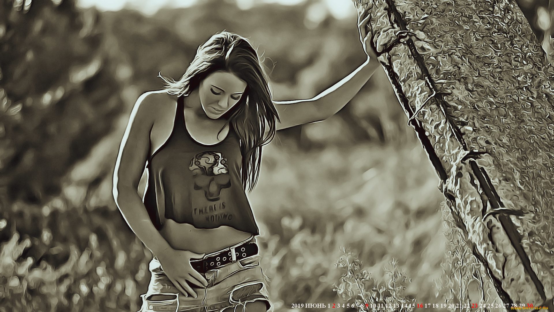 календари, компьютерный, дизайн, растение, 2019, calendar, женщина, природа, девушка