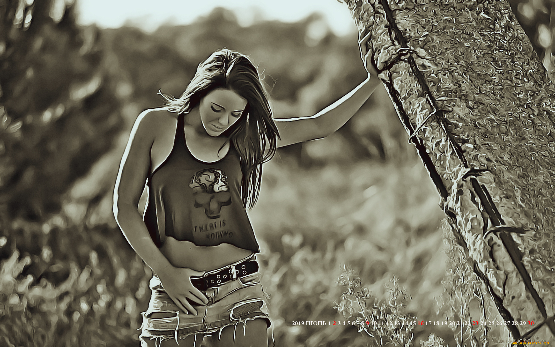 календари, компьютерный, дизайн, растение, 2019, calendar, женщина, природа, девушка