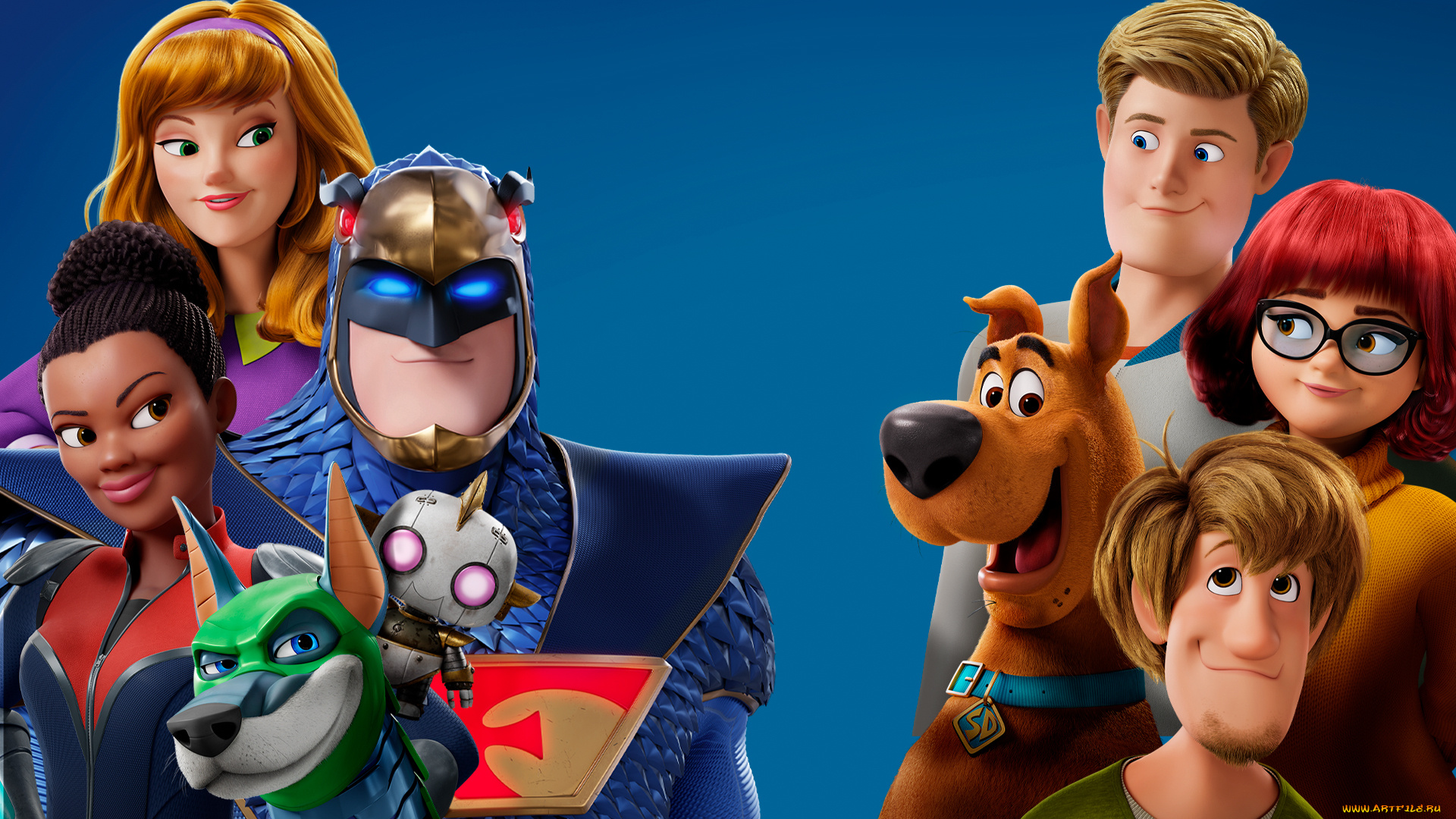 scoob, , 2020, мультфильмы, скуби-ду, мультфильм, персонажи, постер