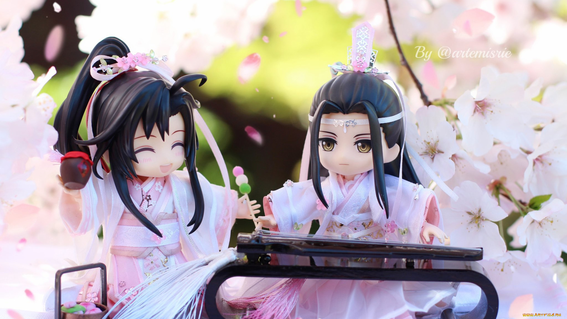 разное, игрушки, вэй, усянь, лань, ванцзы, куклы, гуцинь, цветение