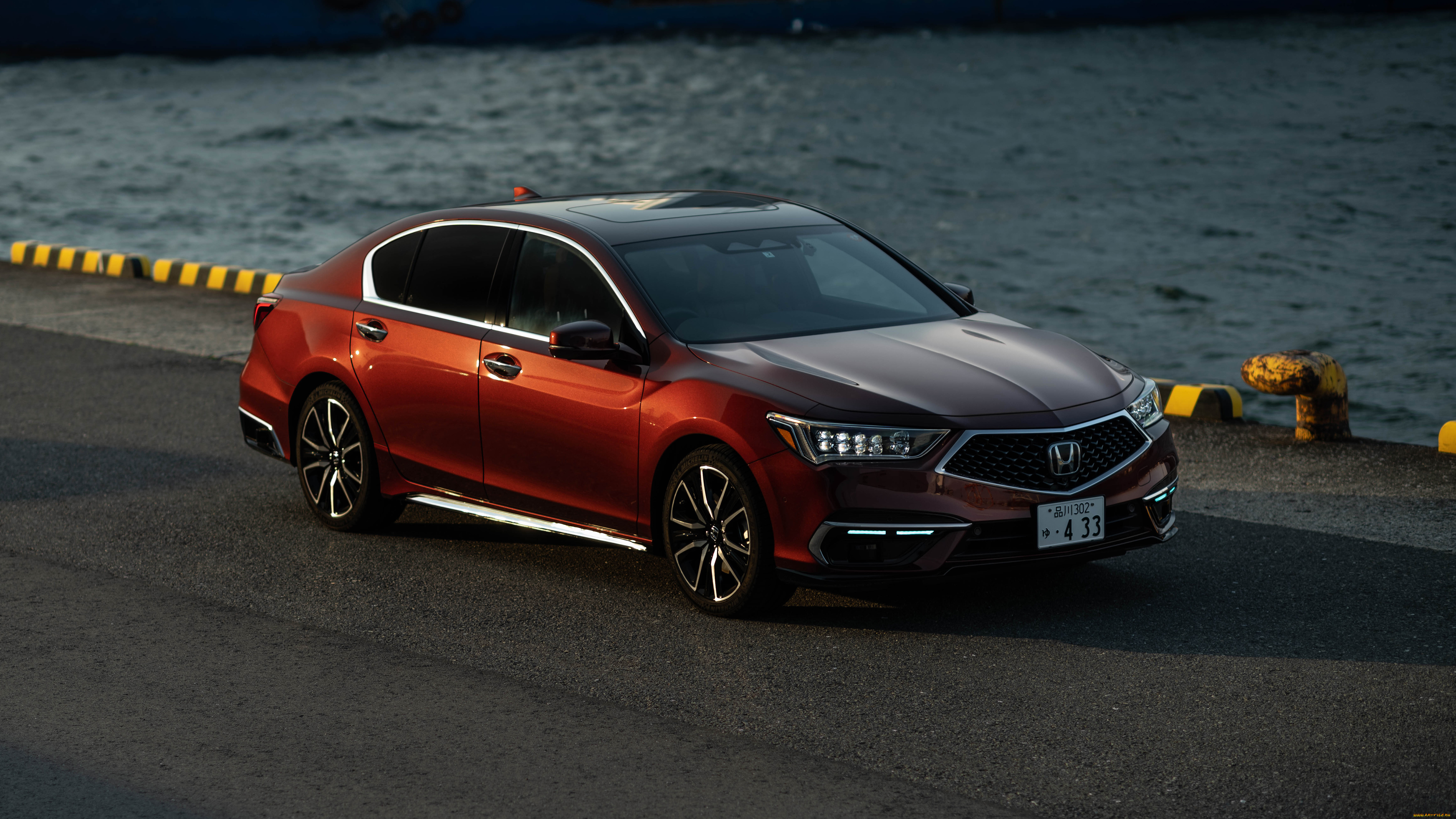 автомобили, honda, legend, ex, hybrid, sensing, elite, 2021, гибрид, красный