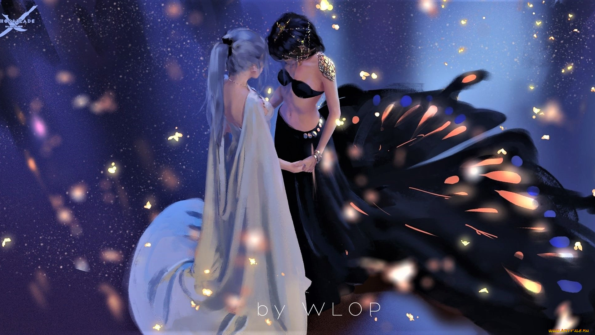 фэнтези, _ghost, blade, , , призрачный, клинок, девушки, бал