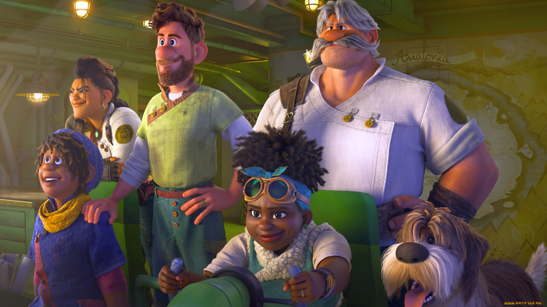 strange, world, ||, 2022, мультфильмы, strange, world, strange, world, мультфильм, семейный, фэнтези, кадры, disney, cтранный, мир