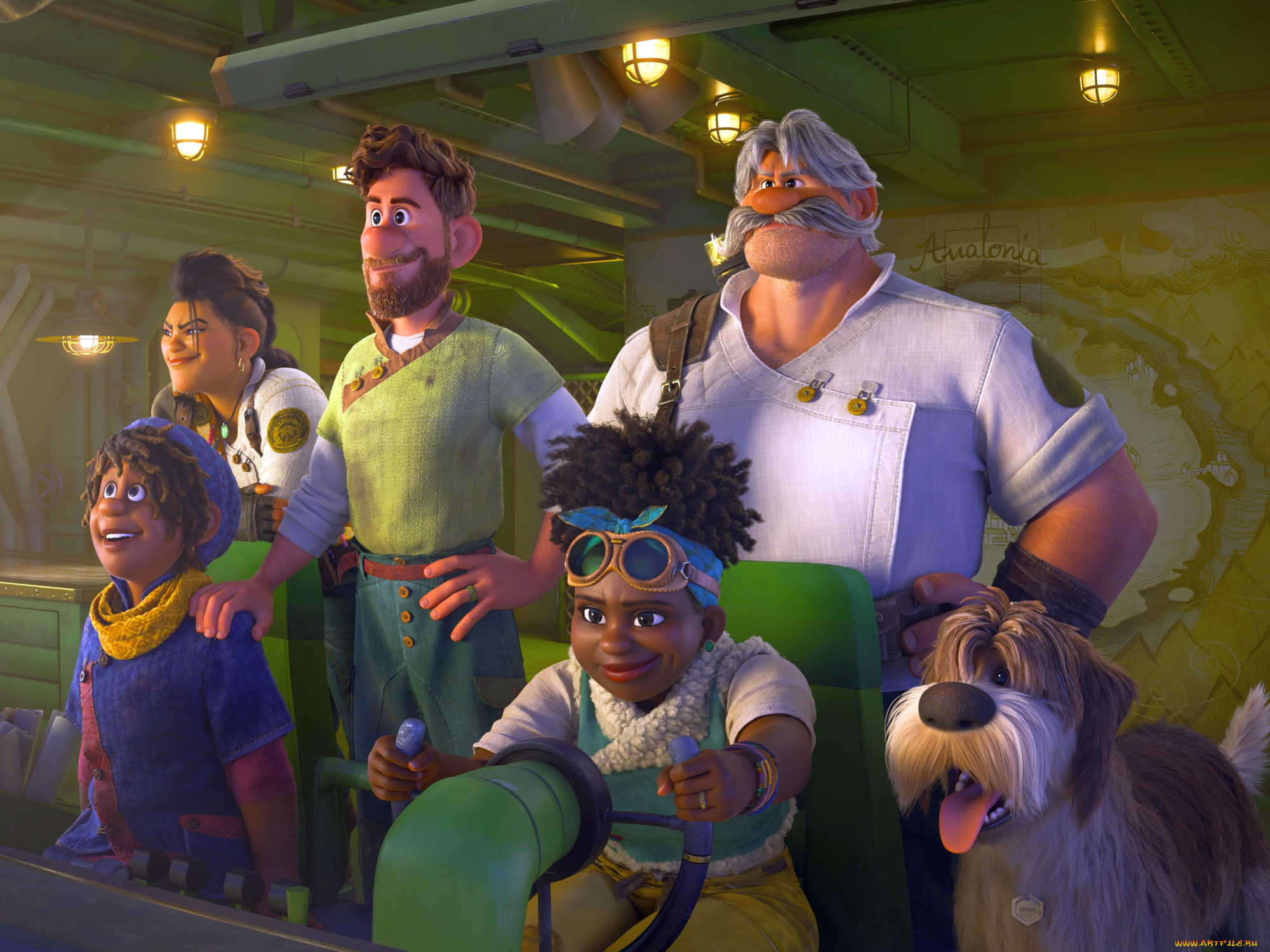 strange, world, ||, 2022, мультфильмы, strange, world, strange, world, мультфильм, семейный, фэнтези, кадры, disney, cтранный, мир