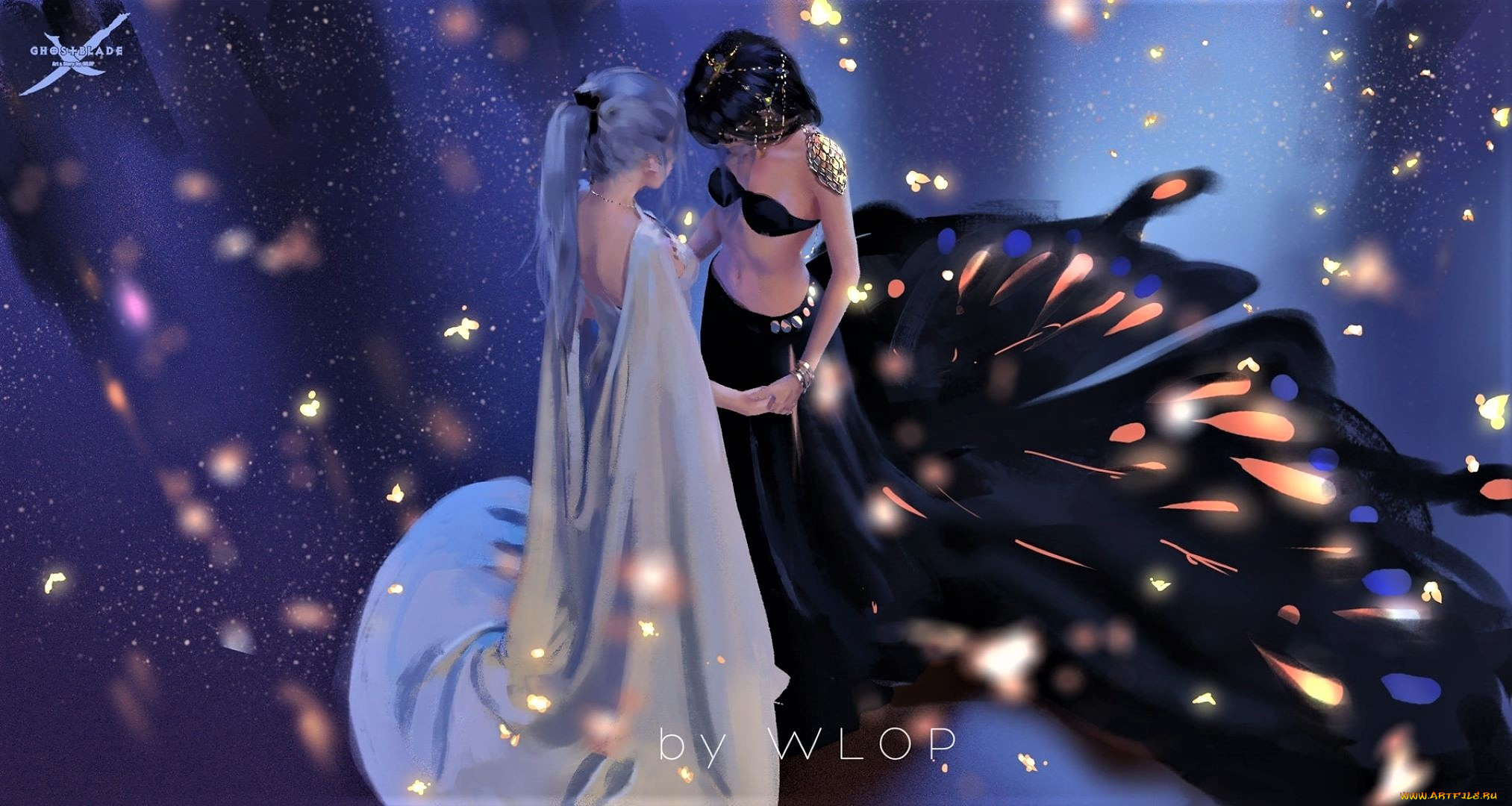 фэнтези, _ghost, blade, , , призрачный, клинок, девушки, бал