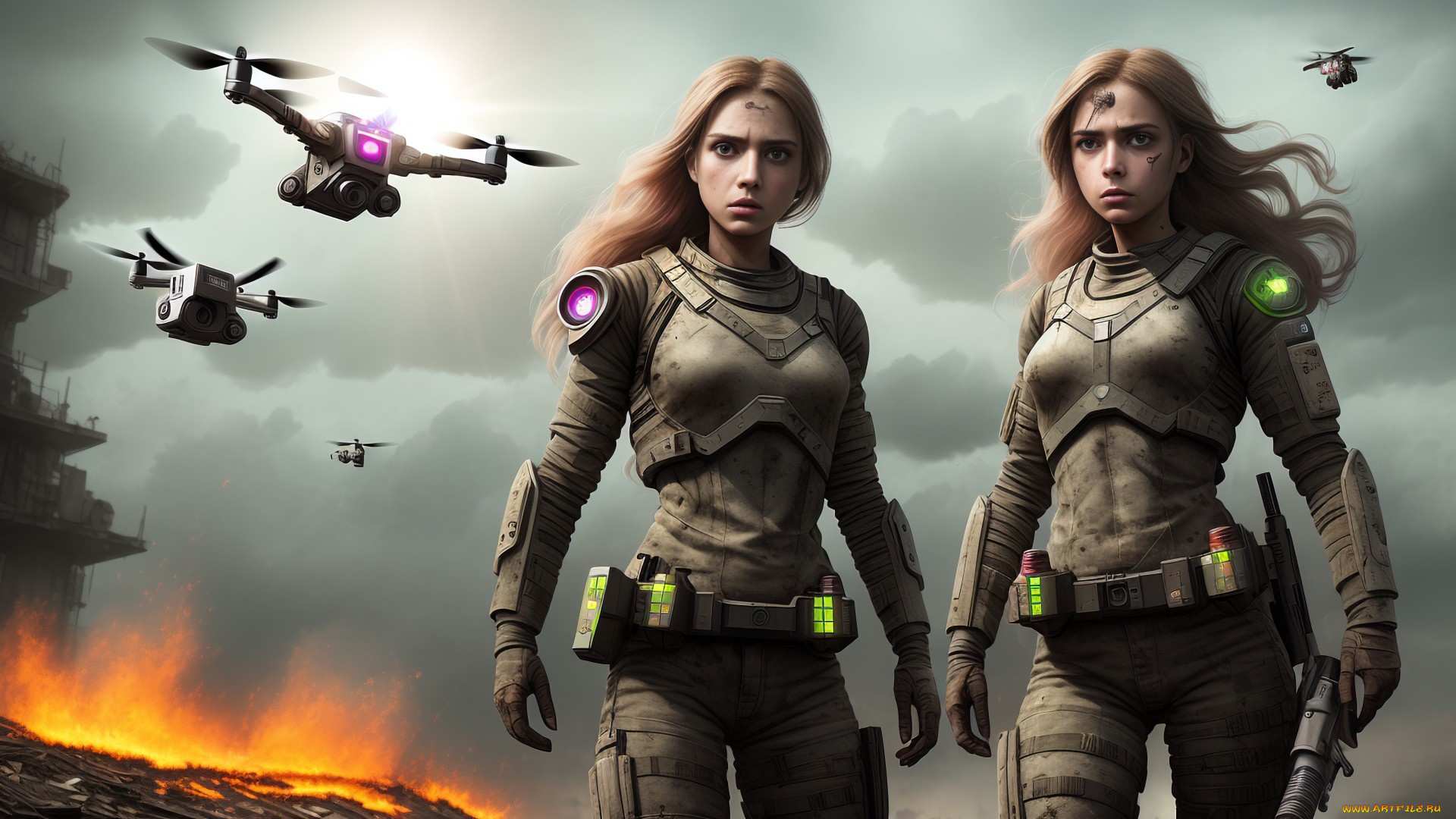 фэнтези, девушки, нейросети, графика, нейроарт, ai, art, нейронные, сети, рисунки, нейро, искусство