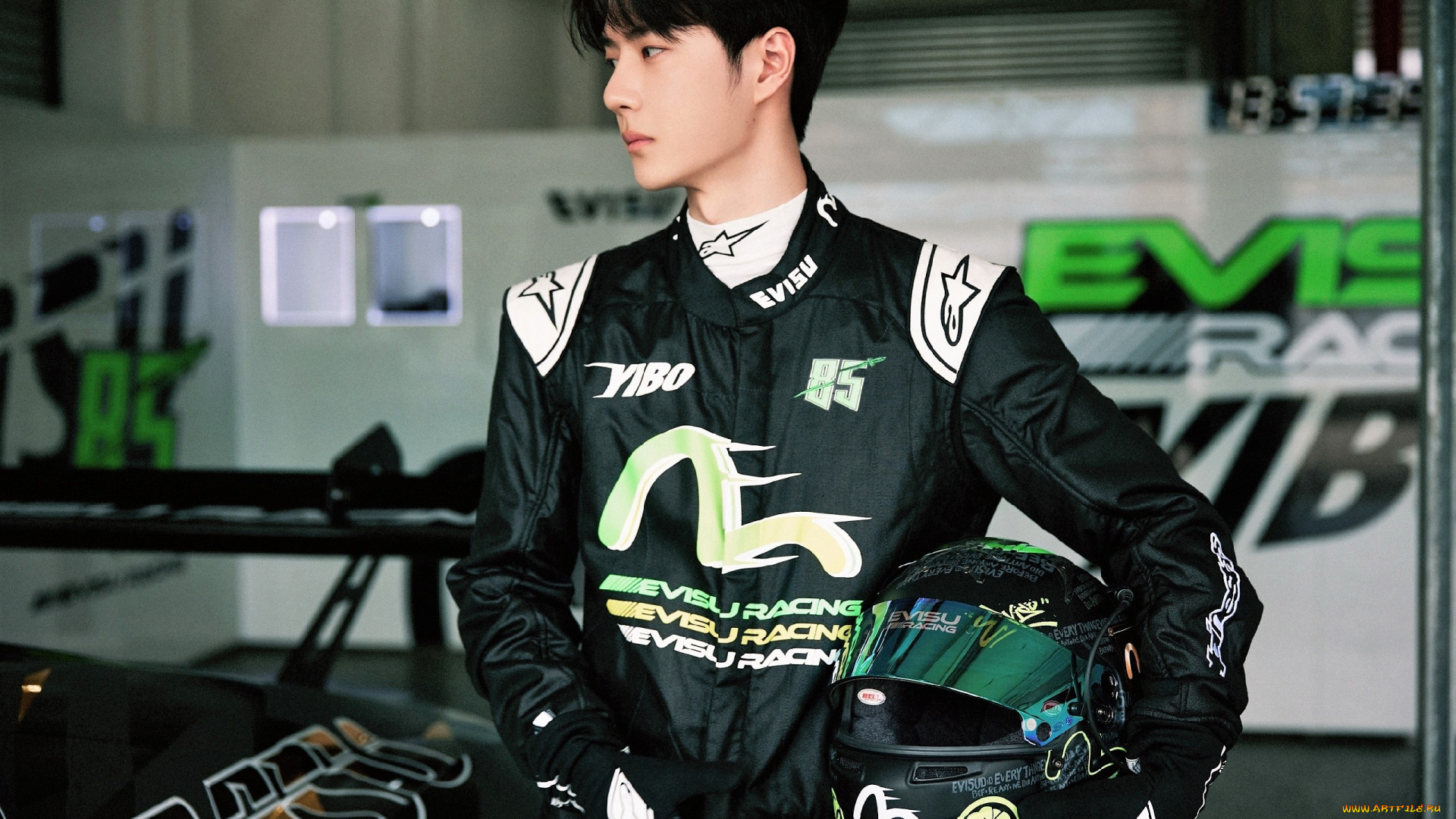 мужчины, wang, yi, bo, актер, форма, шлем