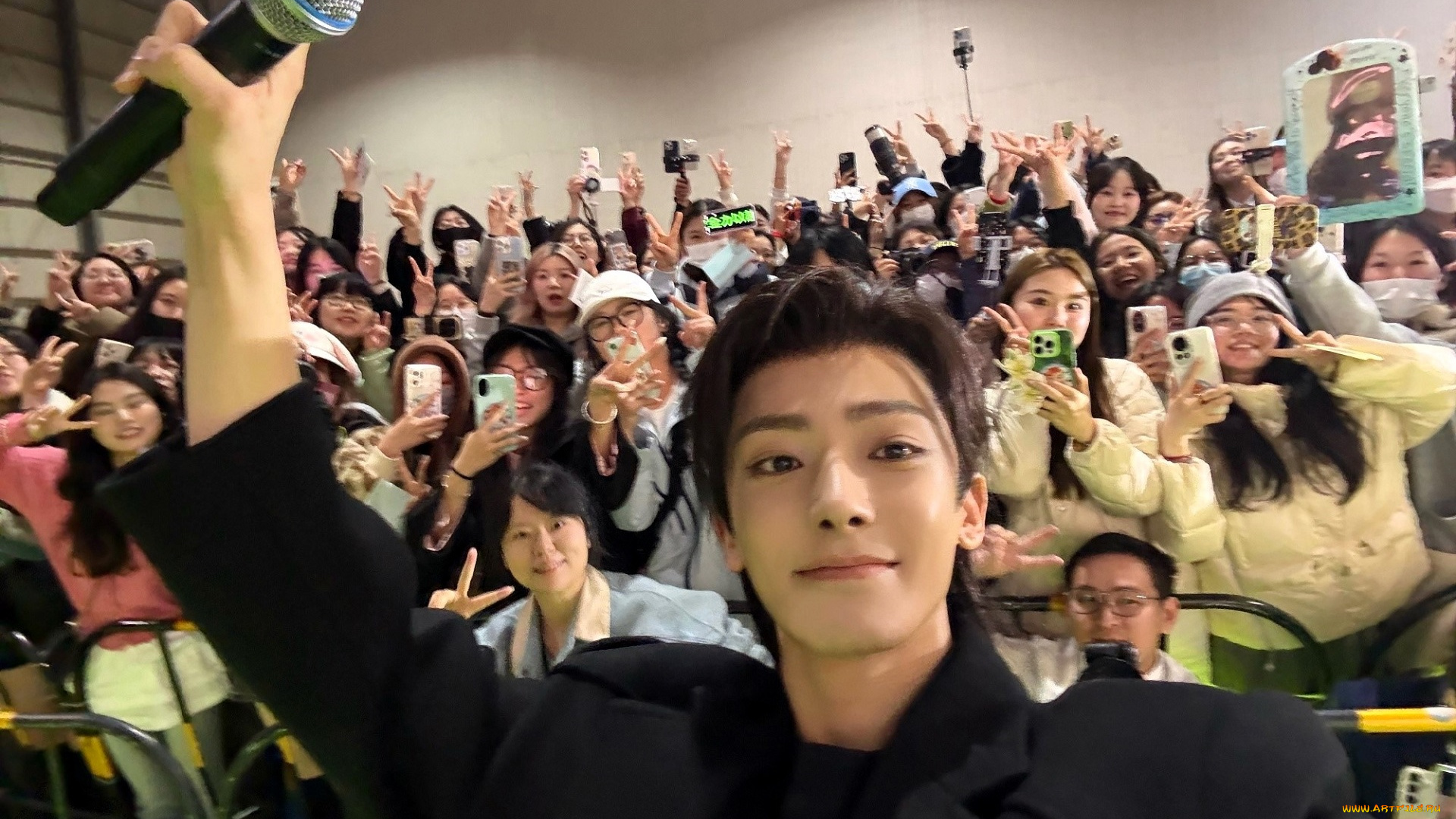 мужчины, hou, ming, hao, актер, пиджак, микрофон, люди