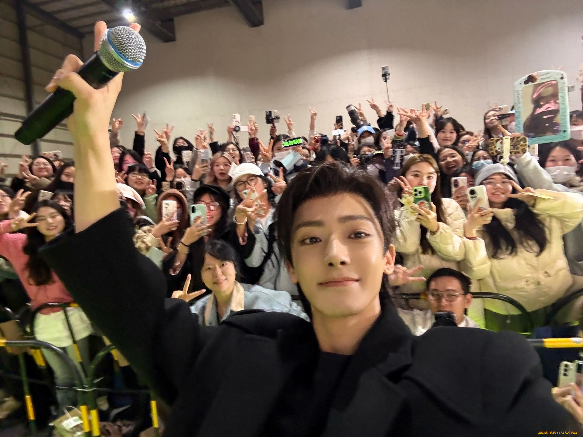 мужчины, hou, ming, hao, актер, пиджак, микрофон, люди