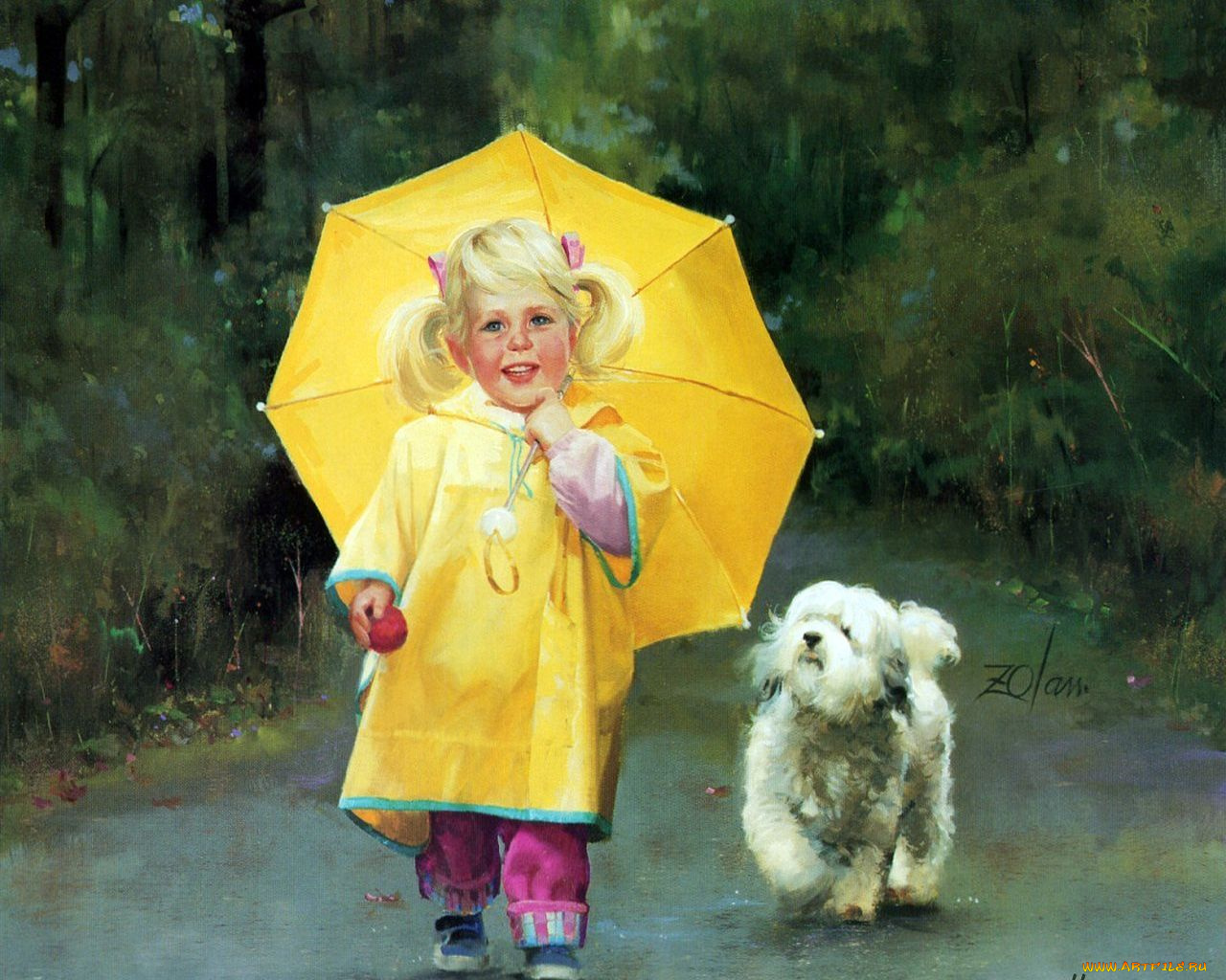 рисованные, дети