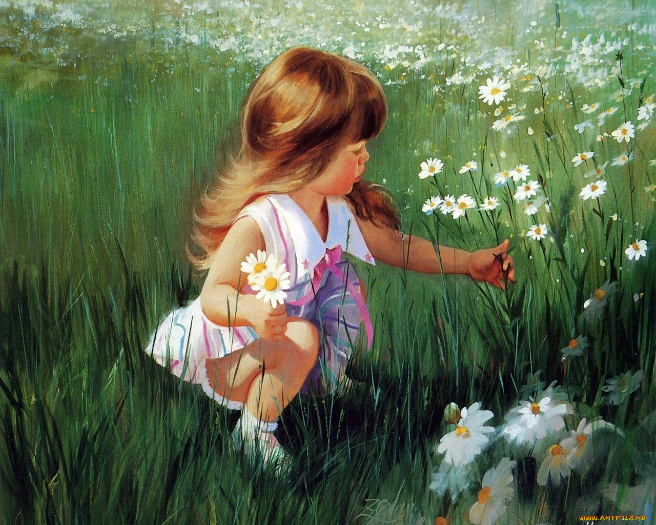 рисованные, дети