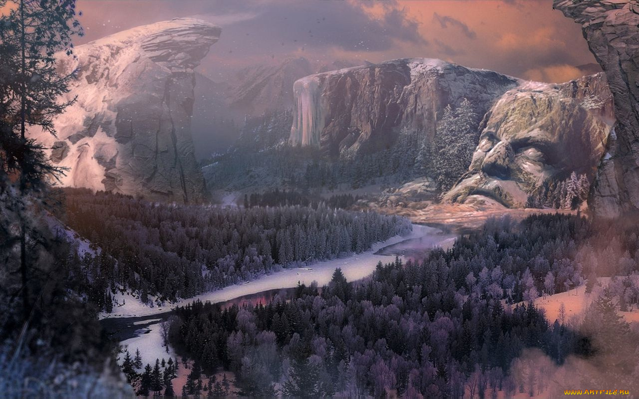 фэнтези, пейзажи