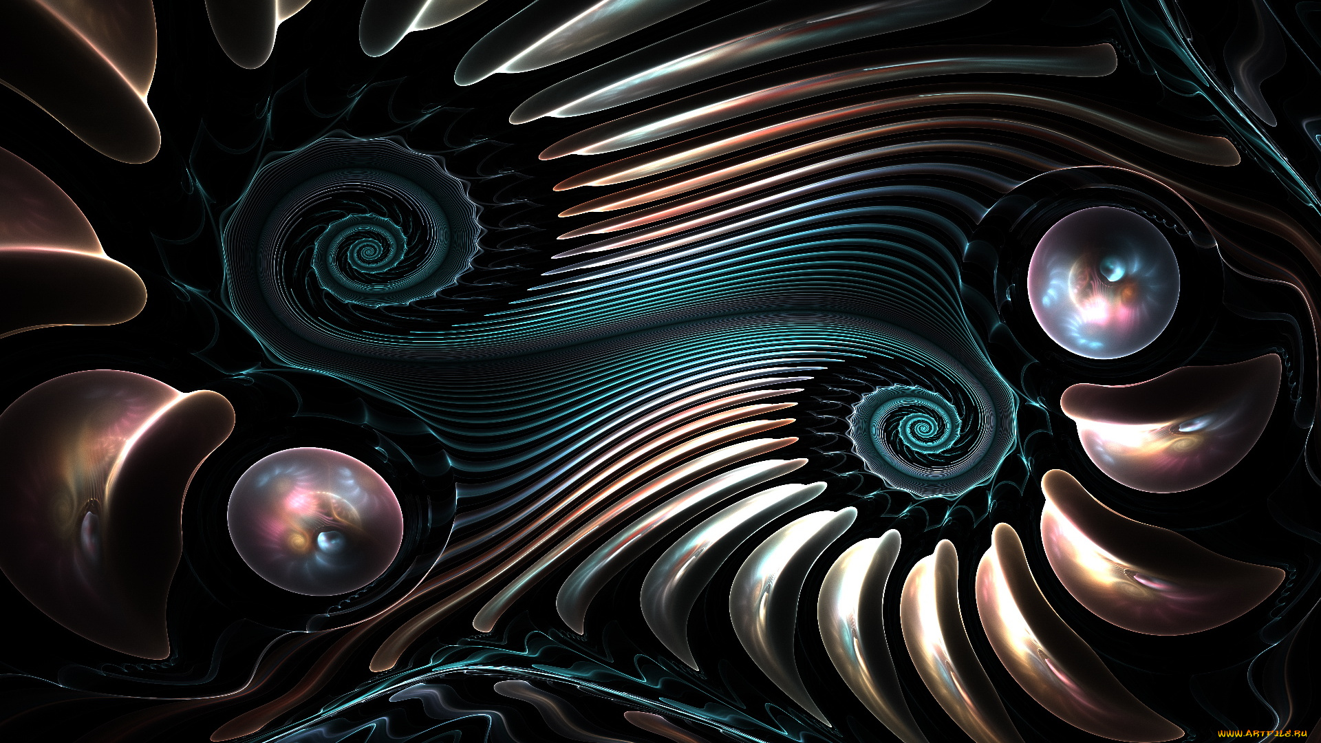 3д, графика, fractal, фракталы, фрактал