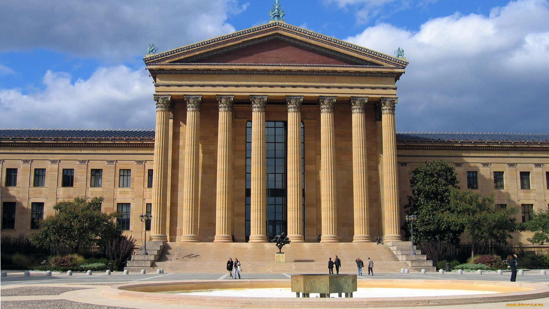 города, здания, дома, филадельфия, музей