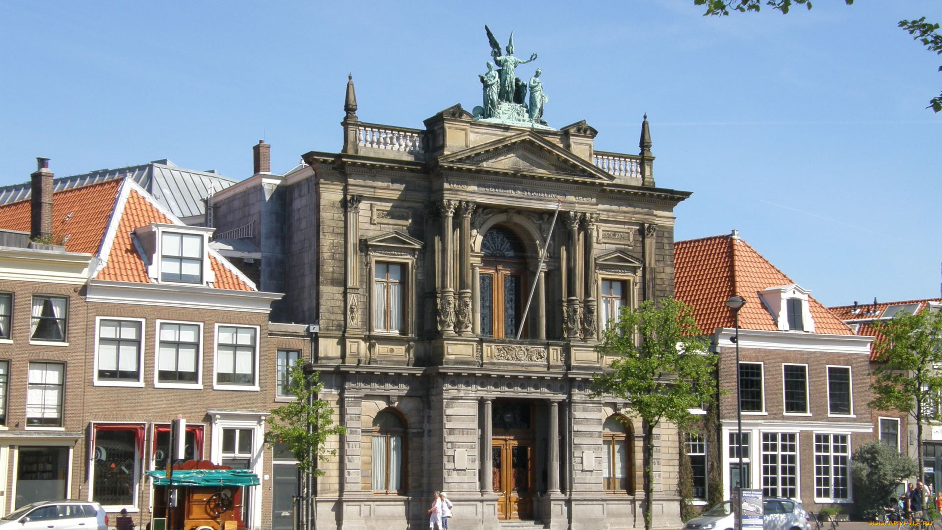 teylers, museum, города, здания, дома, голландия